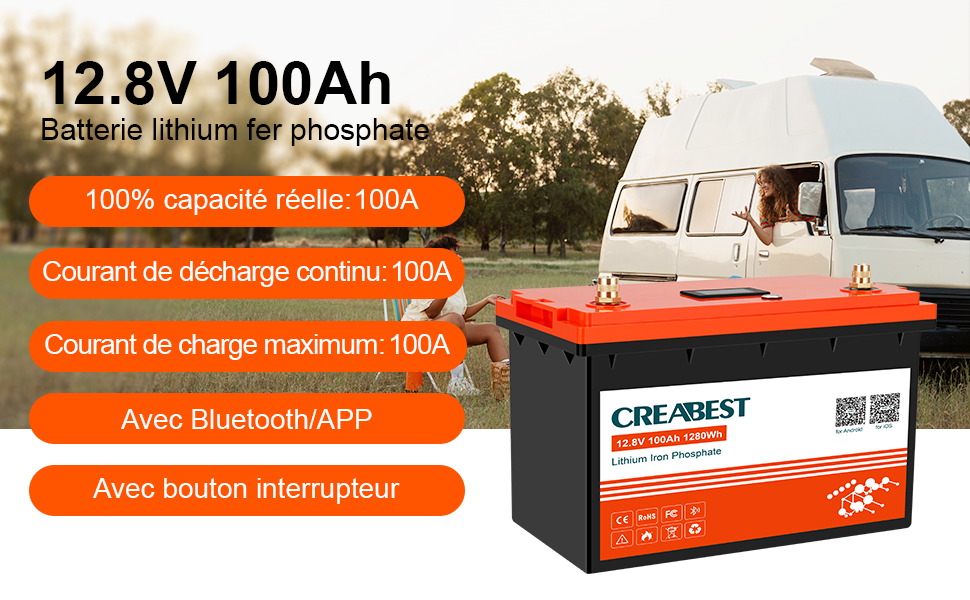 creabest lifepo4 100a