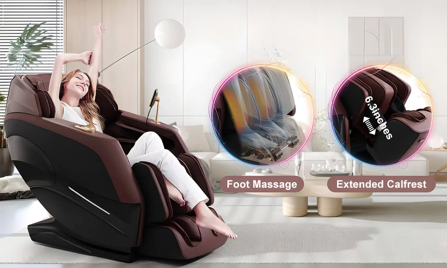 4D zero gravity massage chair