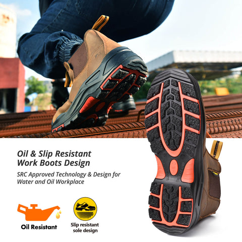 anti-slip work boots