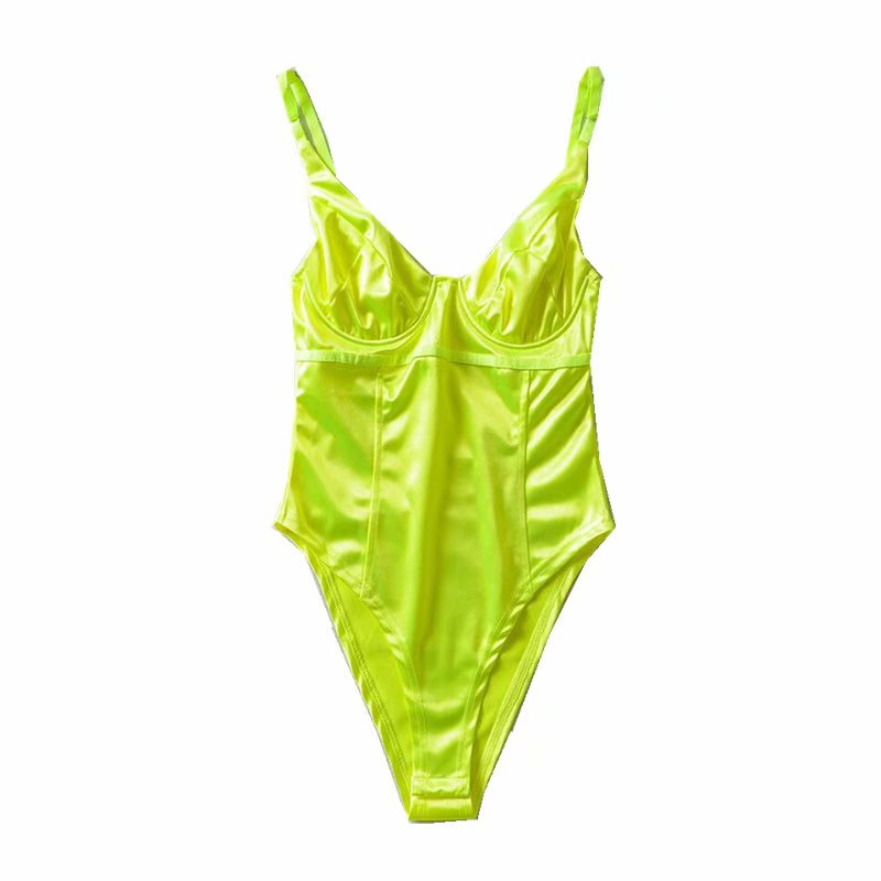 Villa Blvd Fluorescent Cami Bodysuit ? Multiple Colors Available ?