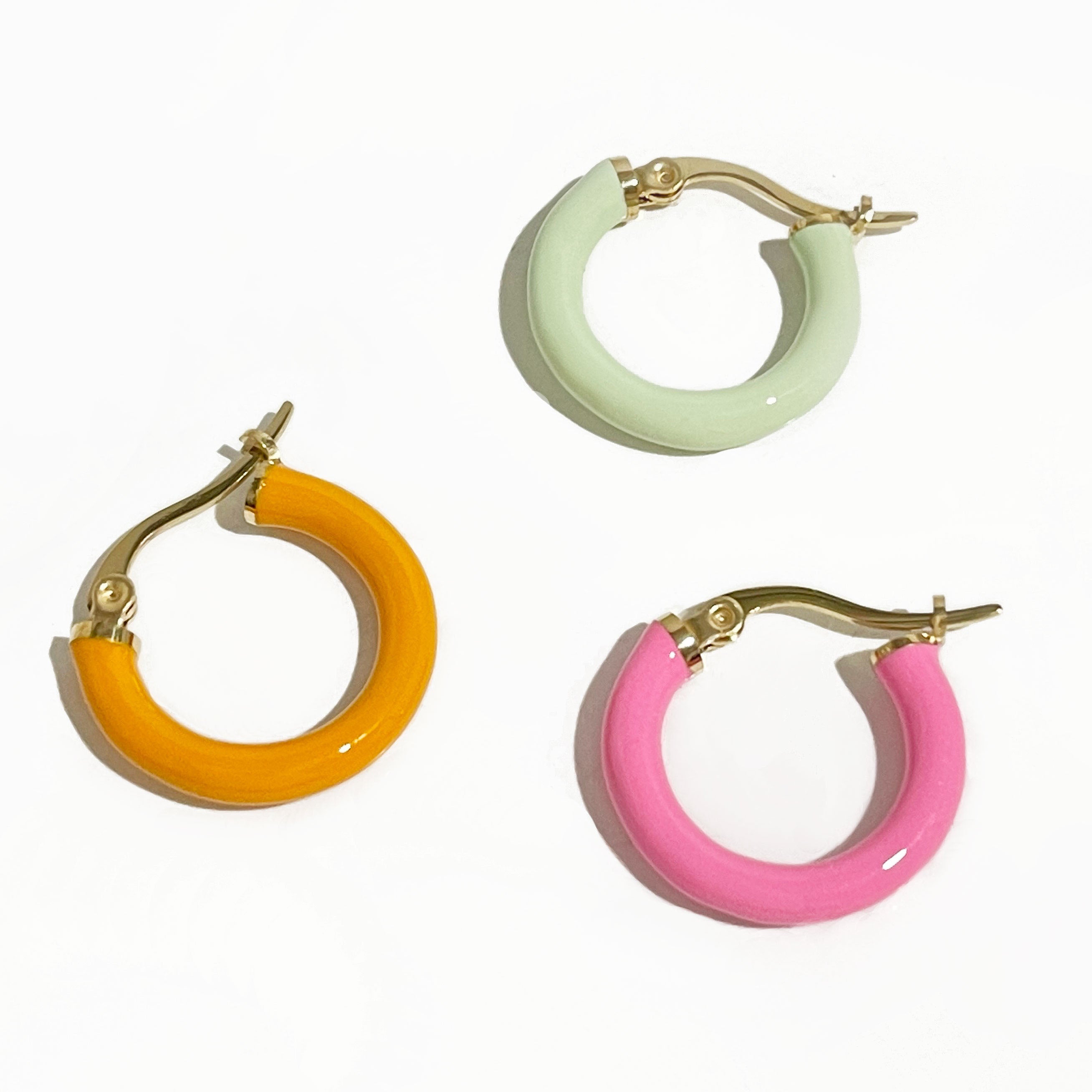 Villa Blvd Bright Colored Hoop Earrings ? Multiple Colors Available ?
