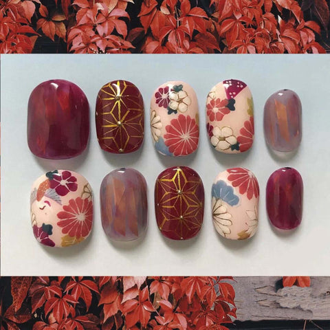 Estilo japonés rojo