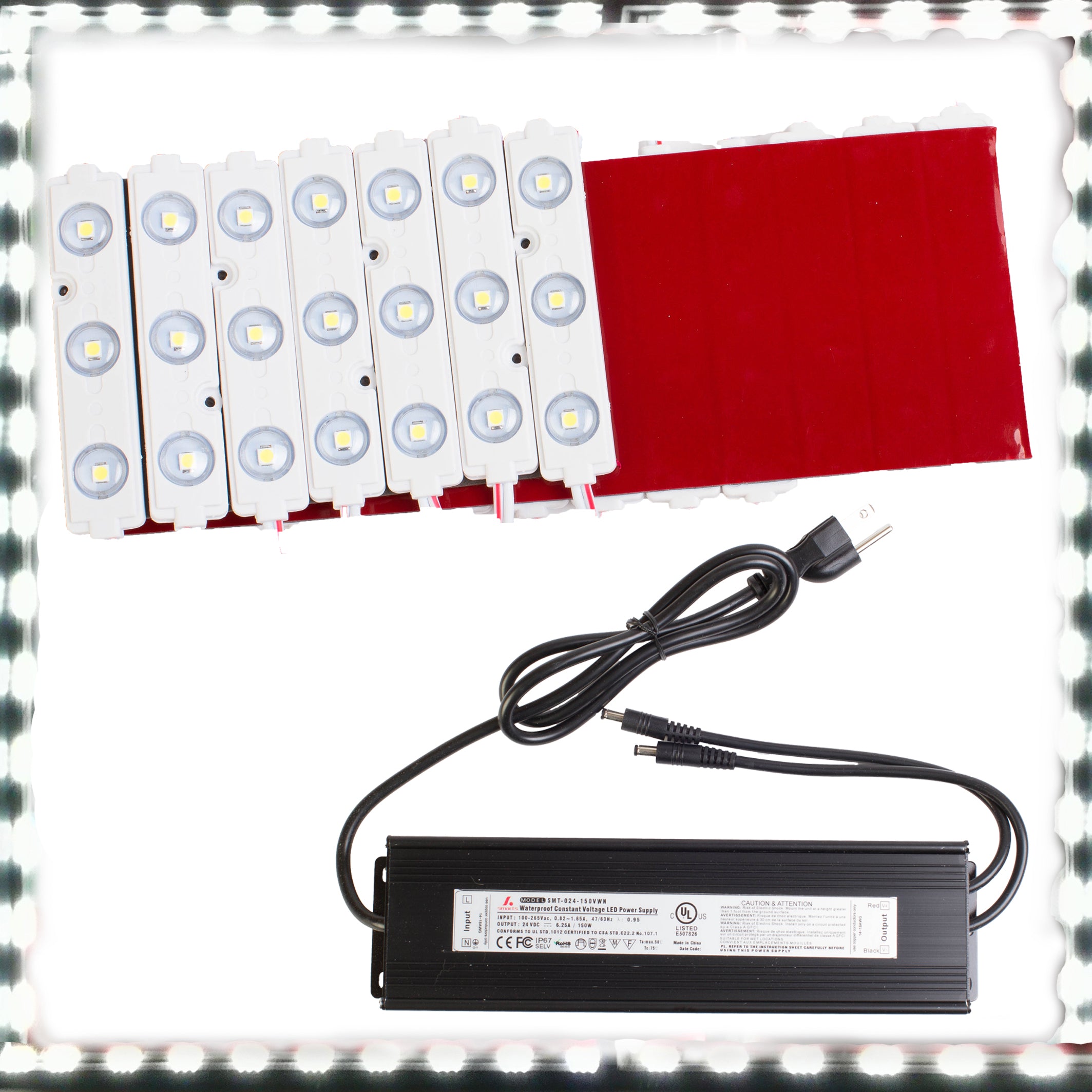 24v Storefront LED track + Green Z3030 Super Bright LED Light