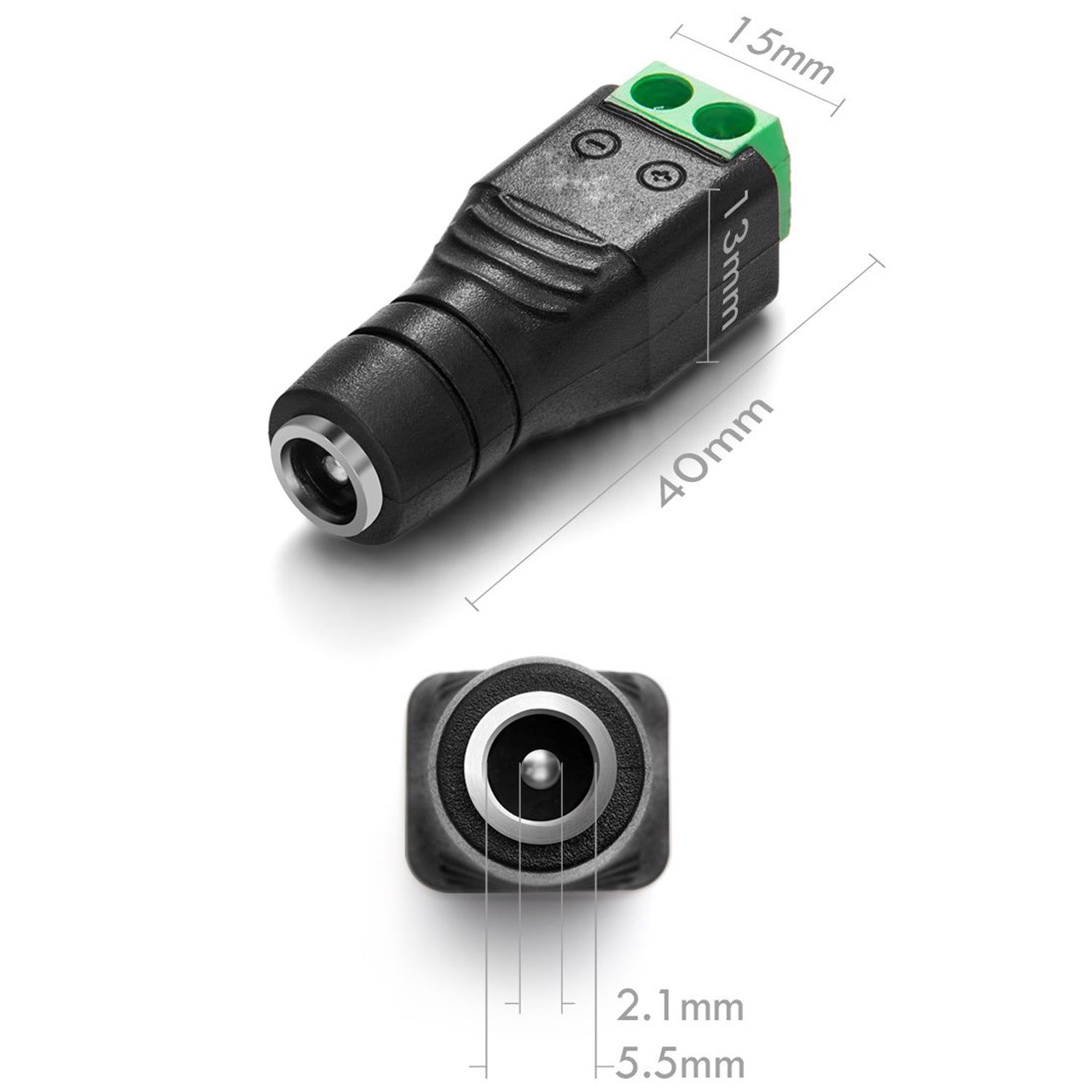 Heavy Duty Female DC connector for LED light to Power supply