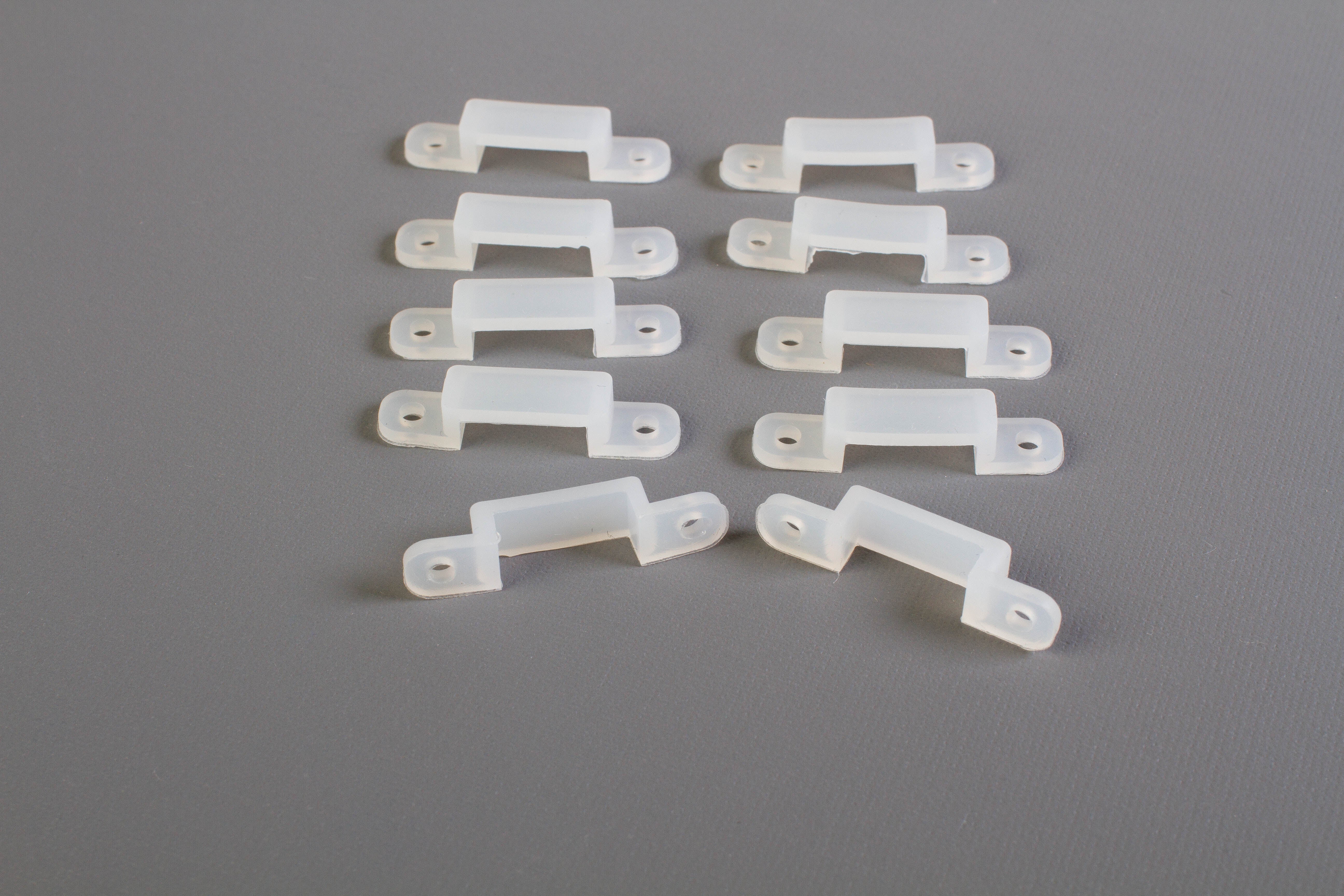 Rubber Mounting Clip for 10mm Waterproof Strip