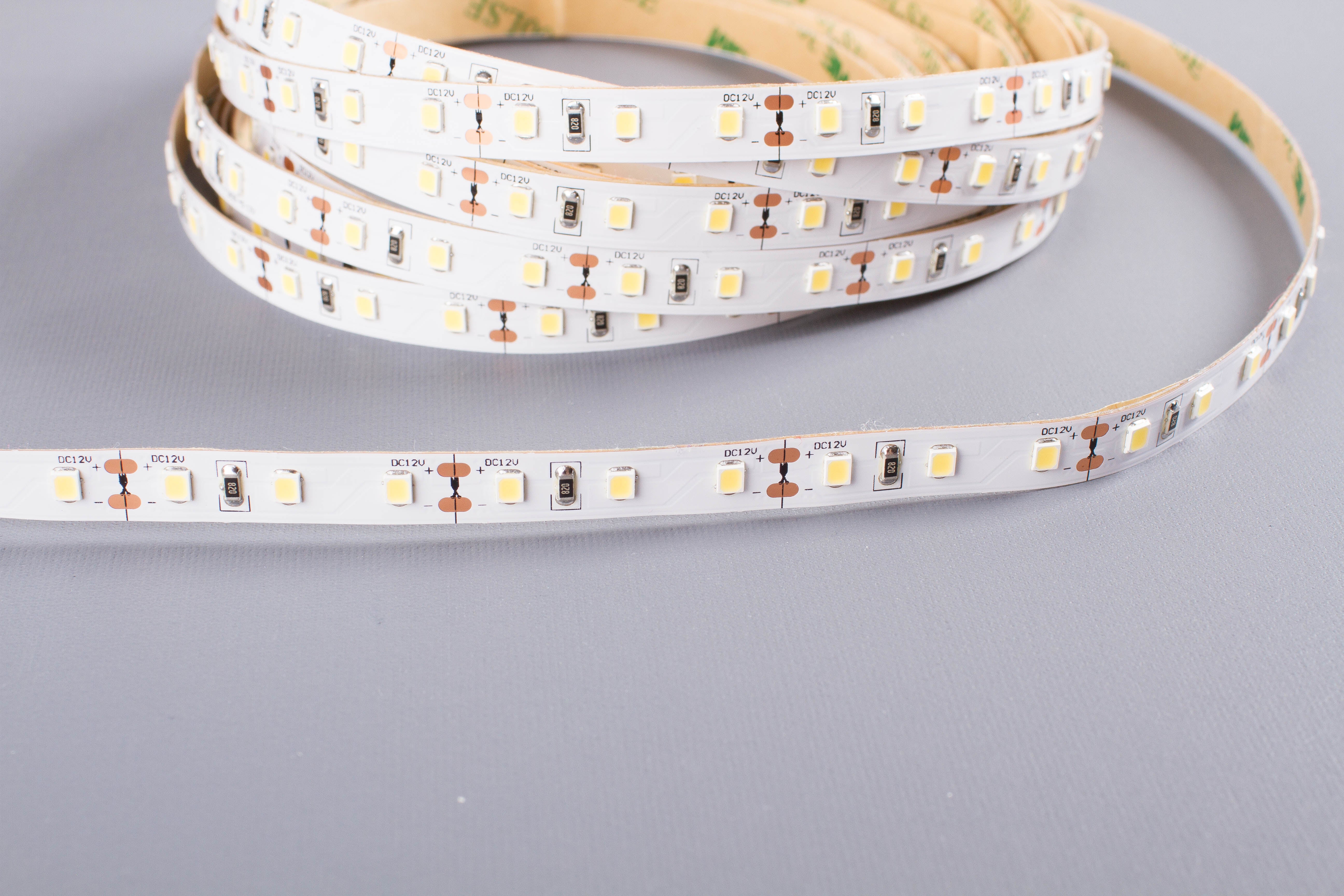 12v 2835 Series CRI 90+ 4000k Natural white color LED strip light + Aluminum Channel