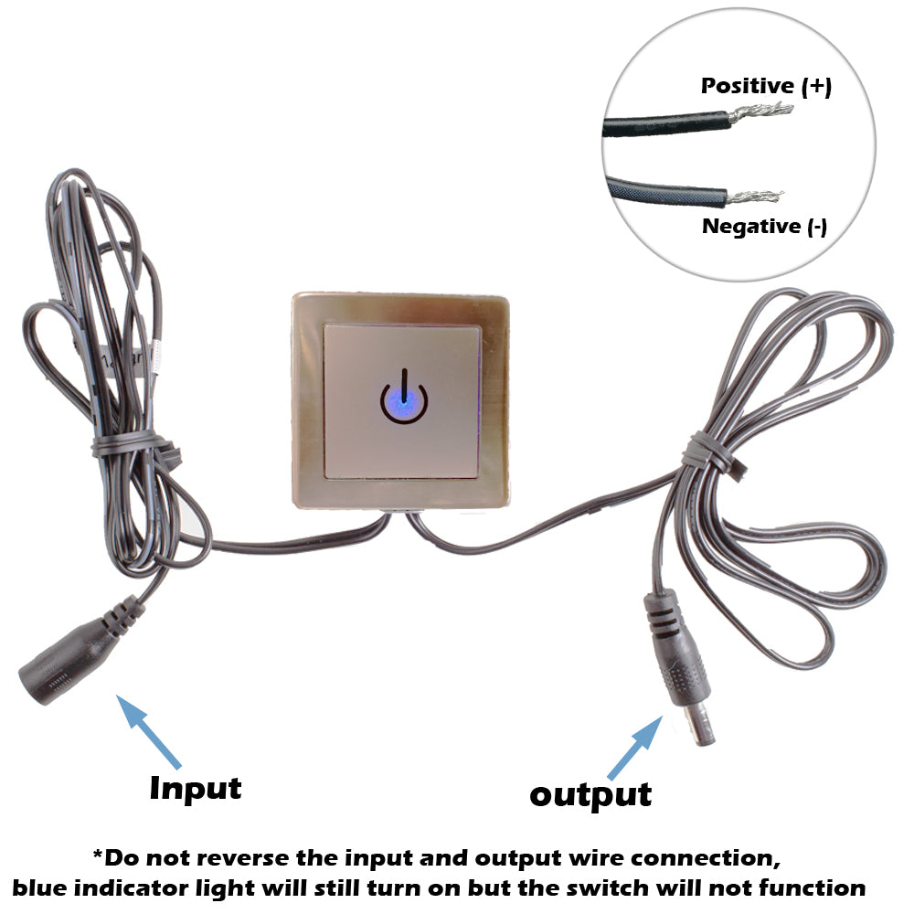 Touch Switch Dimmer for Single Color LED Light