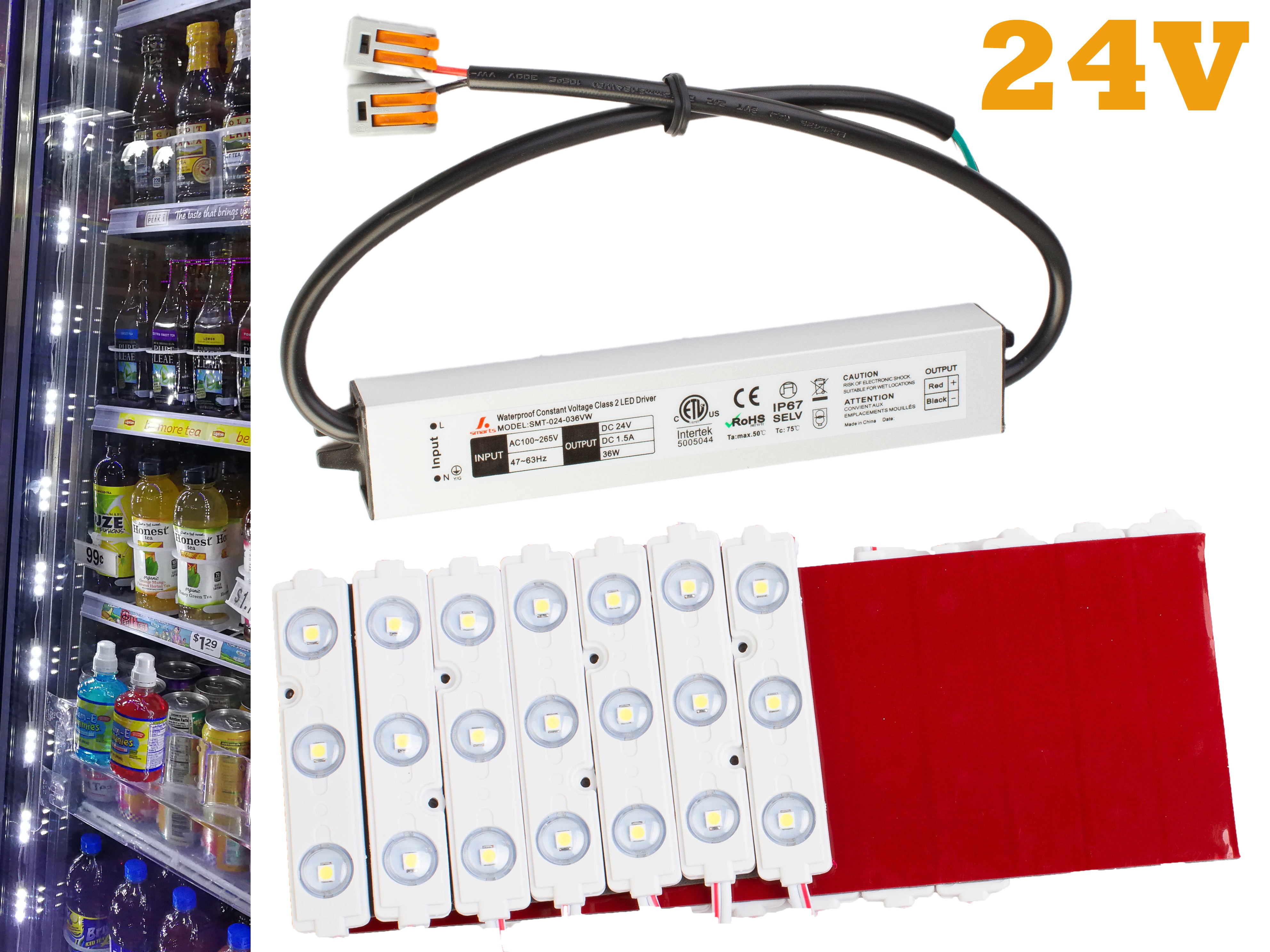 24v Fridge cooler LED module C3030 packages