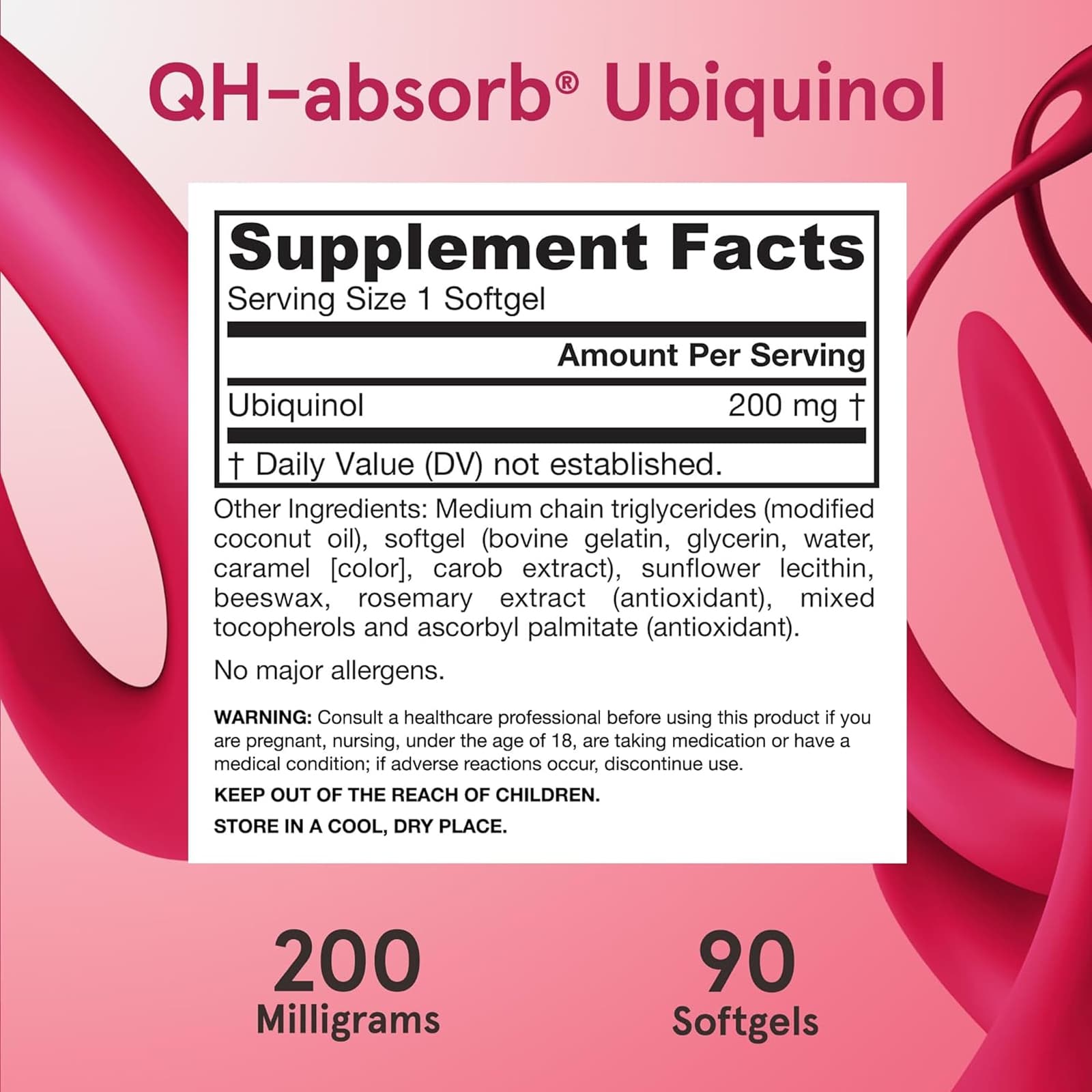 Jarrow Formulas Ubiquinol QH-Absorb 200 mg 30 Softgels
