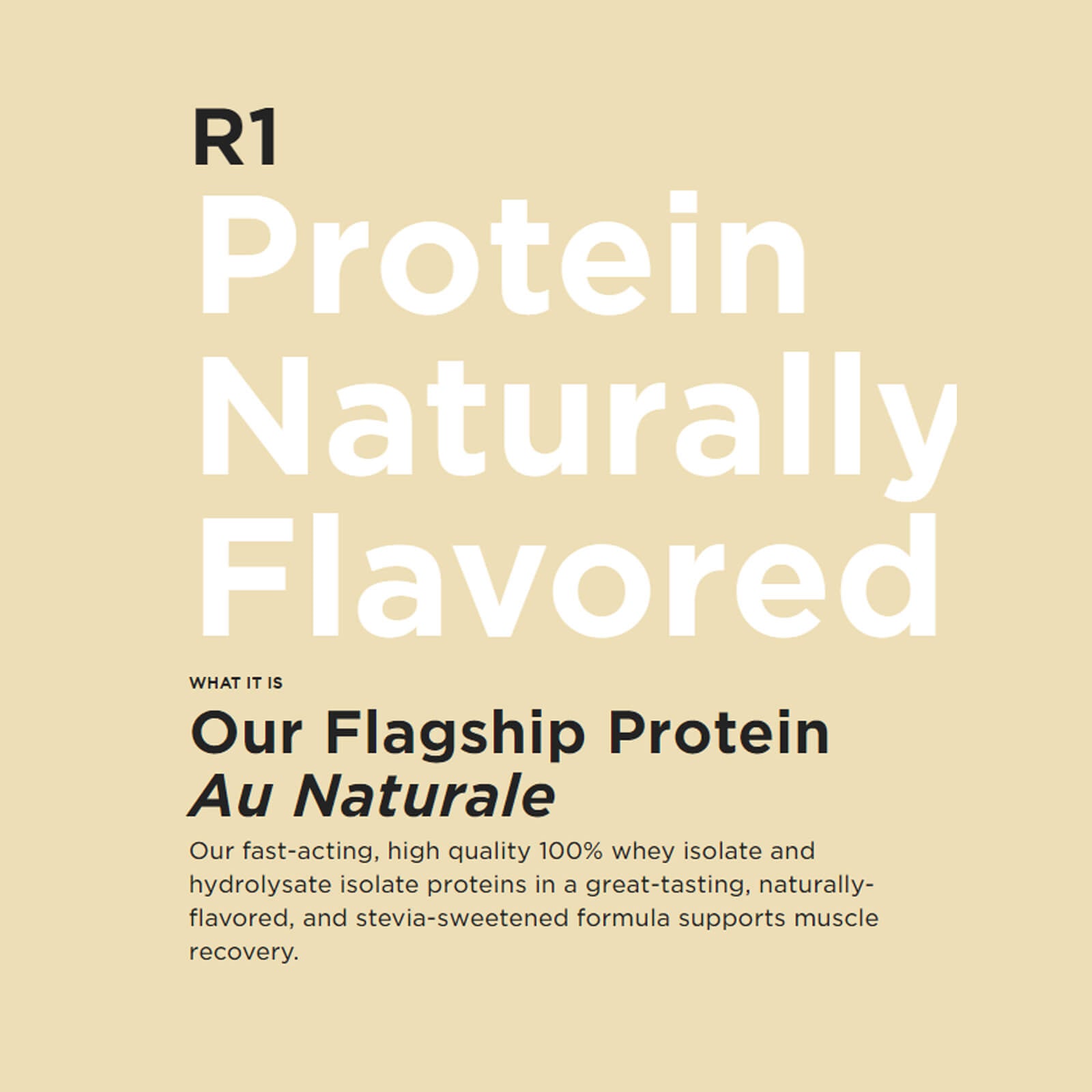 RULE ONE Protein Naturally Flavored Unflavored 4.79 lb 76 Servings