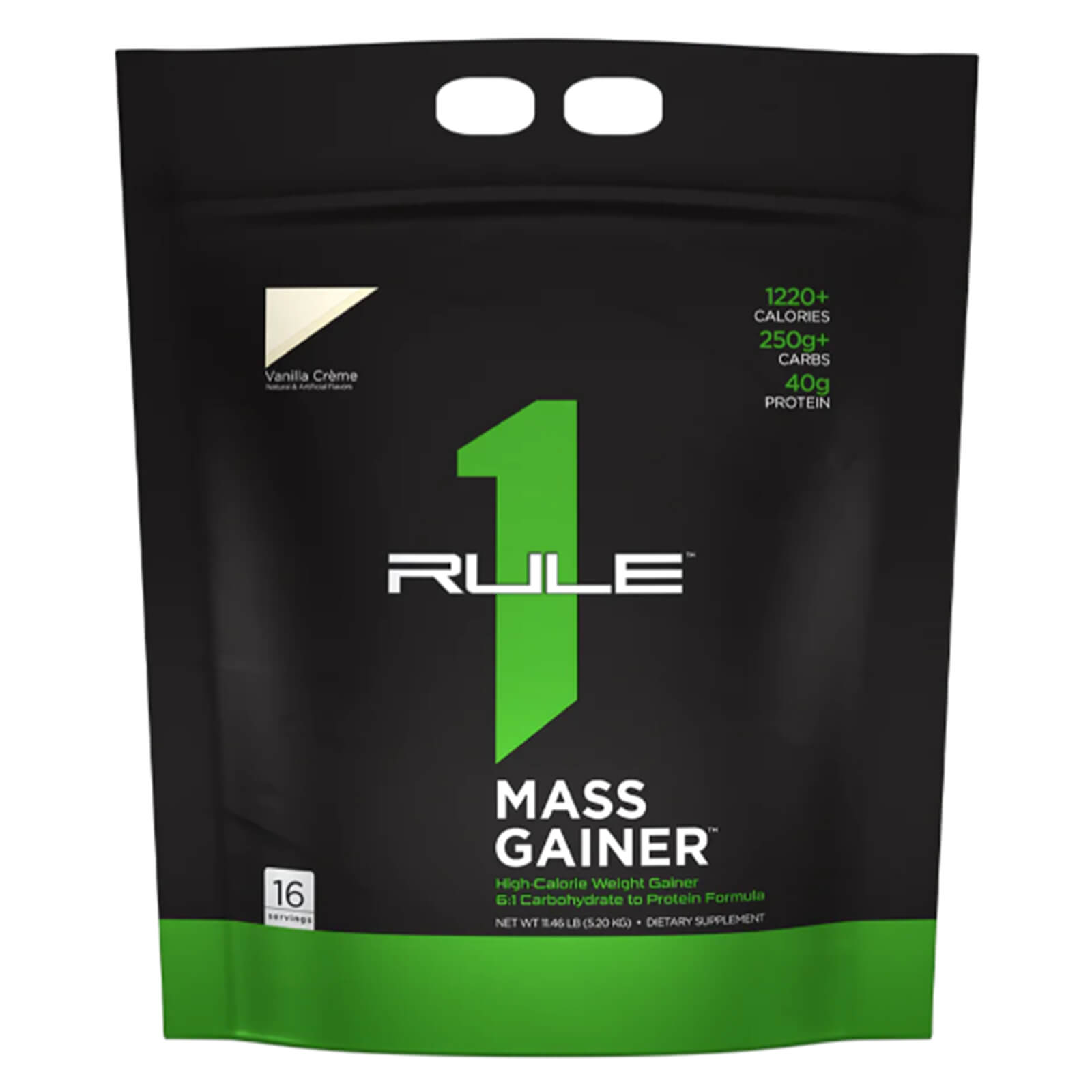 R1 Mass Gainer 16 Servings Vanilla Creme 11.46 lbs