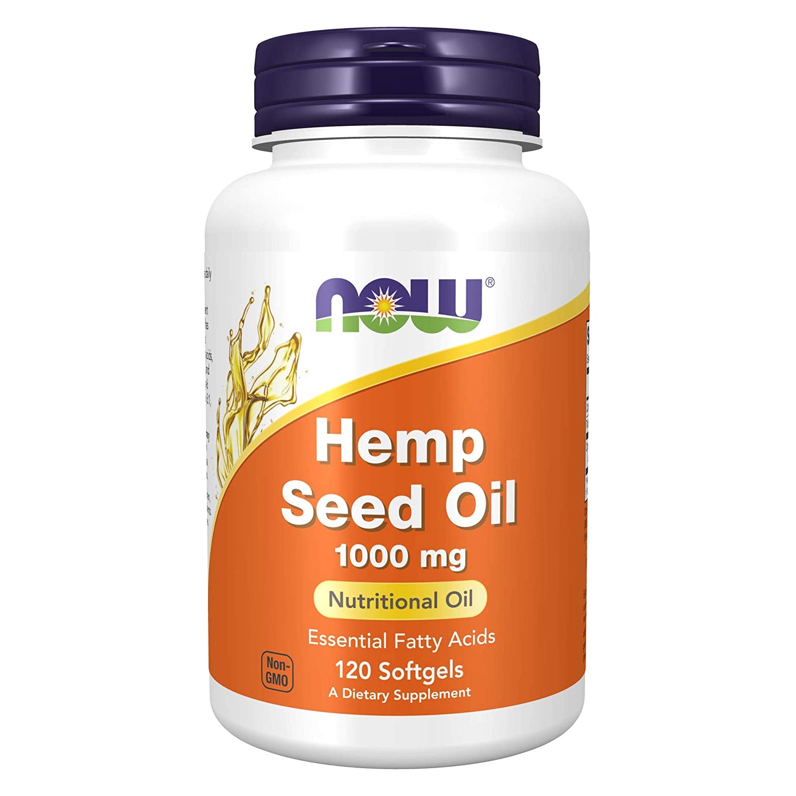 NOW Foods Hemp Seed Oil 1000 mg 120 Softgels