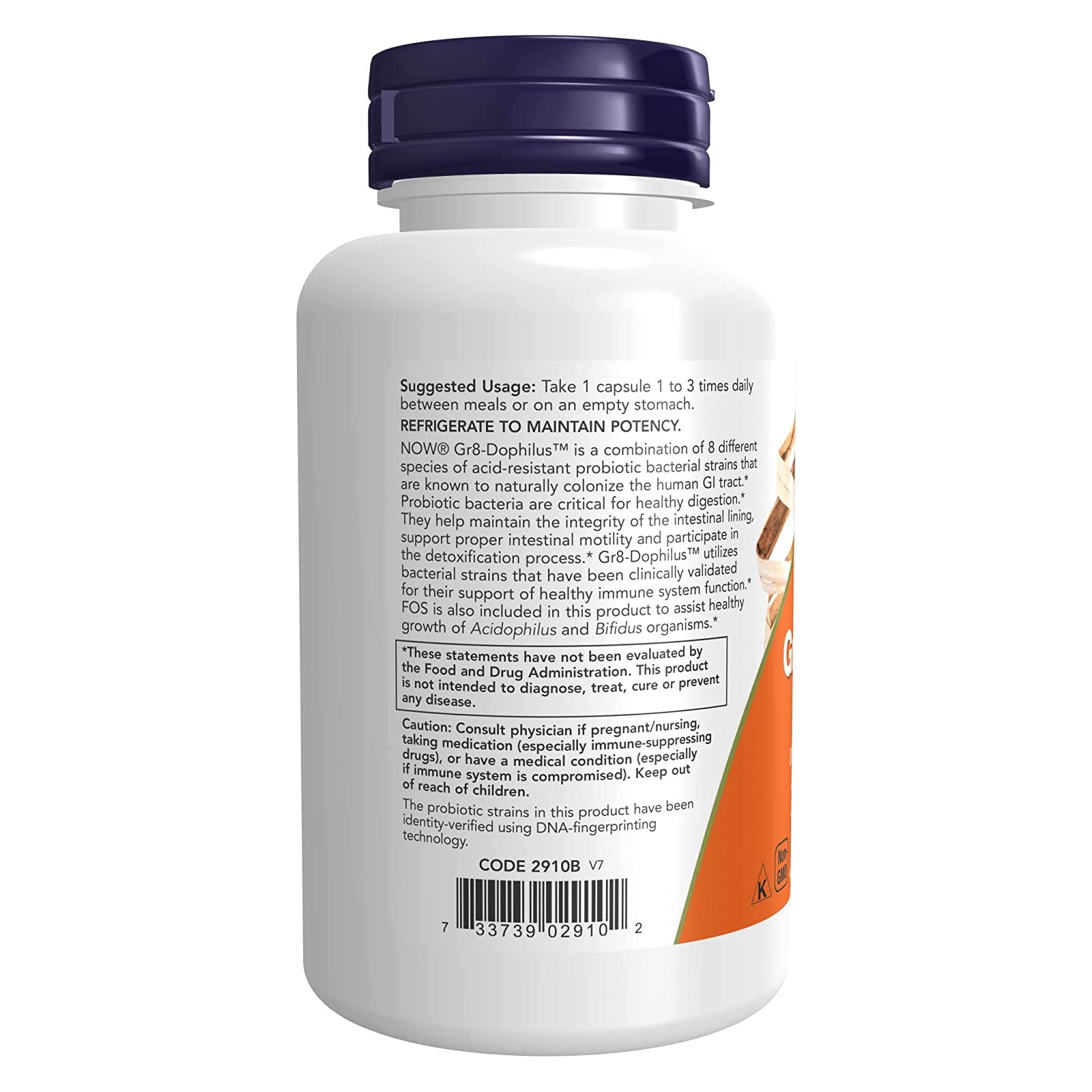 NOW Foods Gr8-Dophilus 120 Veg Capsules