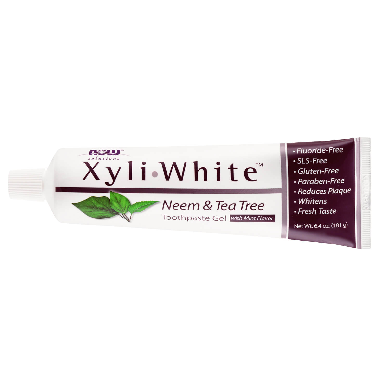 NOW Foods Xyliwhite Neem & Tea Tree Toothpaste Gel 6.4 oz