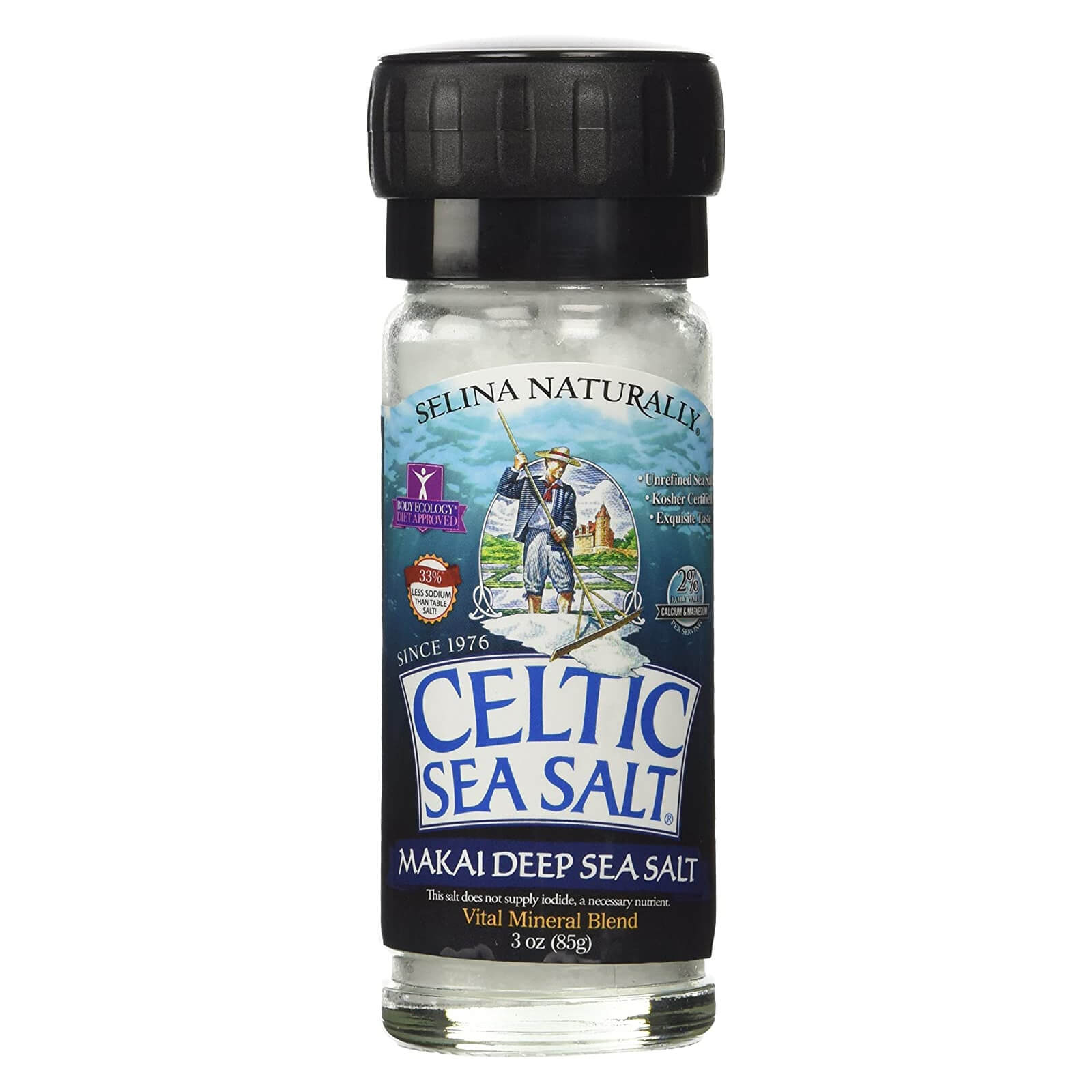 Celtic Sea Salt Makai Pure 3.1 oz Large Grinder