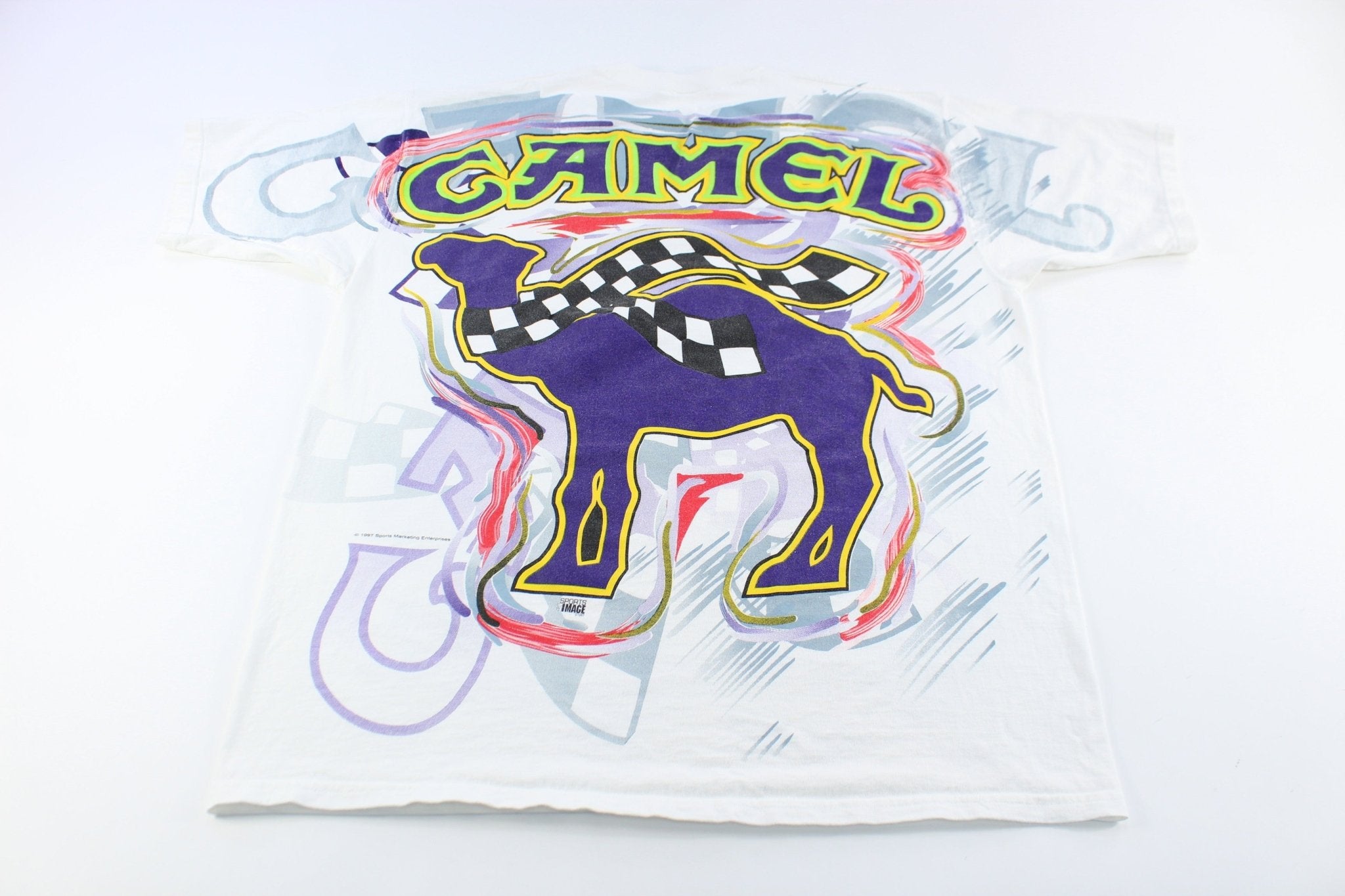 1997 Jimmy Spencer Camel Nascar All Over Print T-Shirt