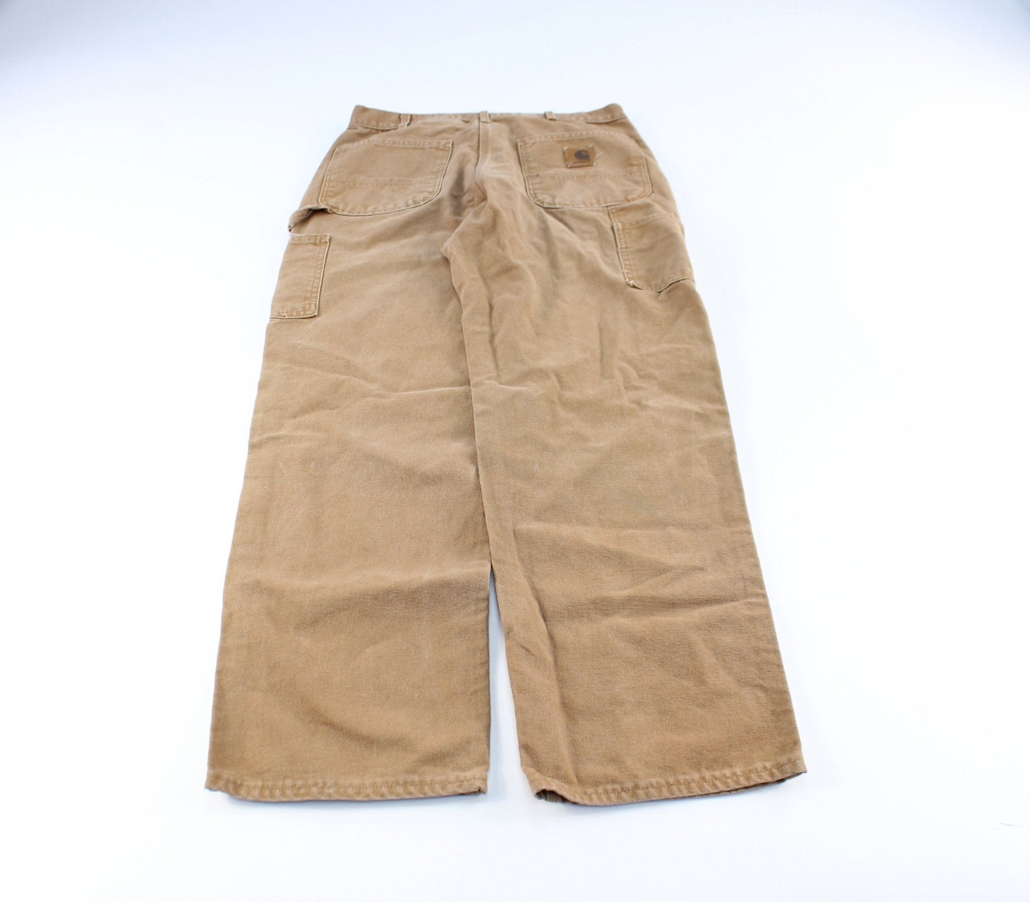 Carhartt Logo Patch Tan Carpenter Pants