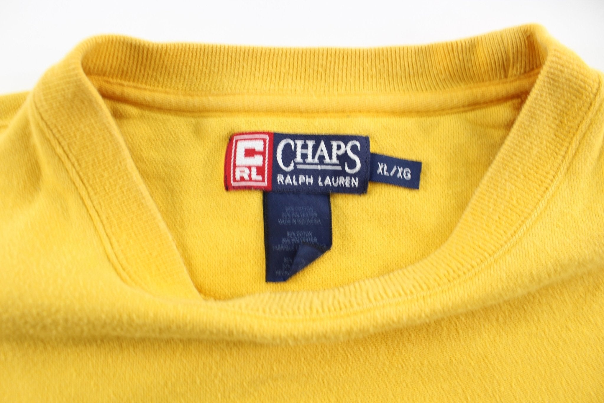 Chaps Ralph Lauren Embroidered USA Flag Sweatshirt