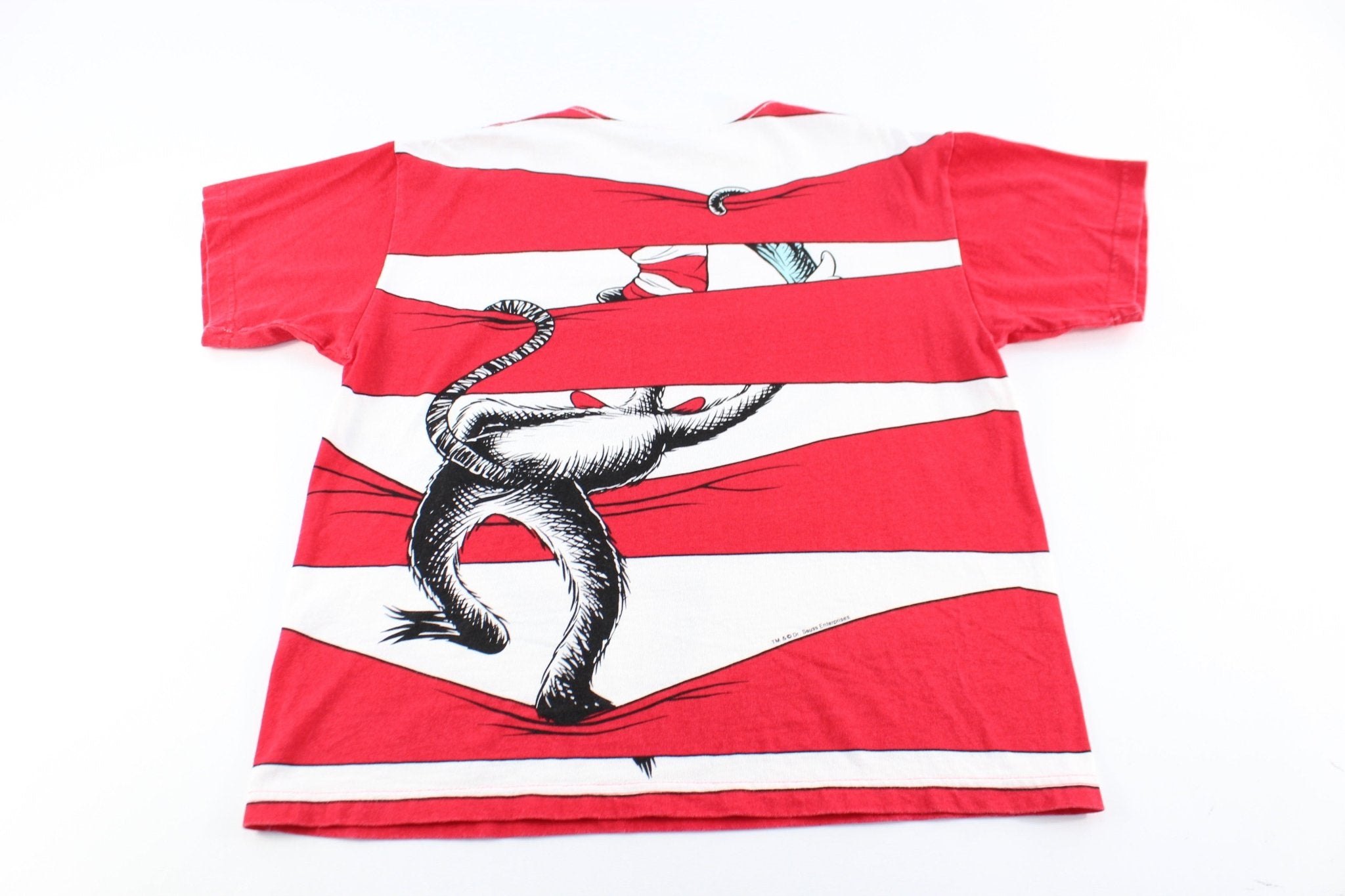 Vintage Cat in the Hat Dr. Seuss Striped T-Shirt