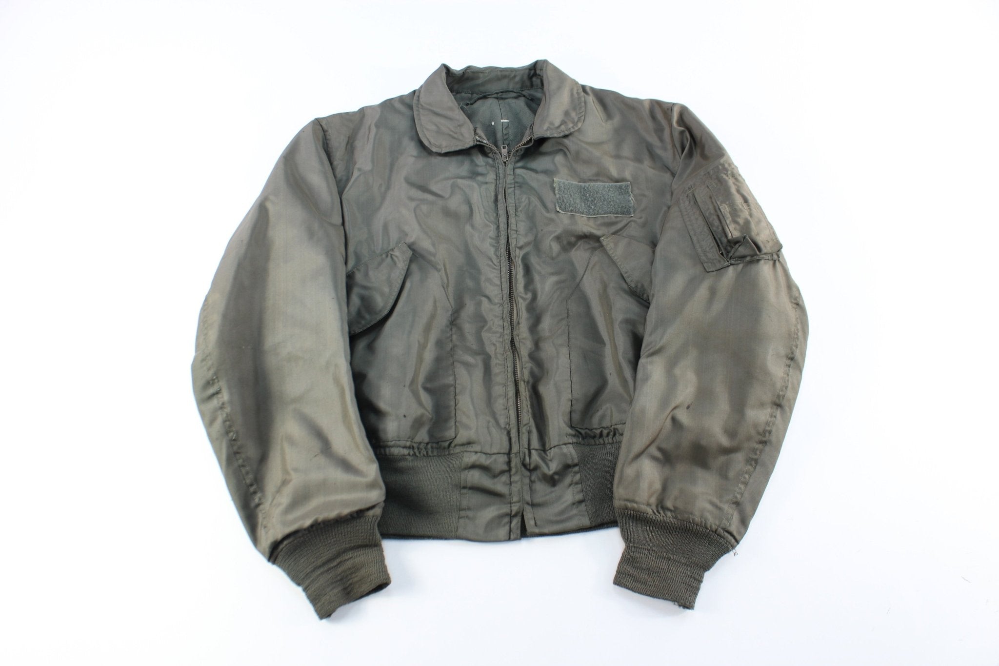 Vintage Military Air Force Bomber Zip Up Jacket