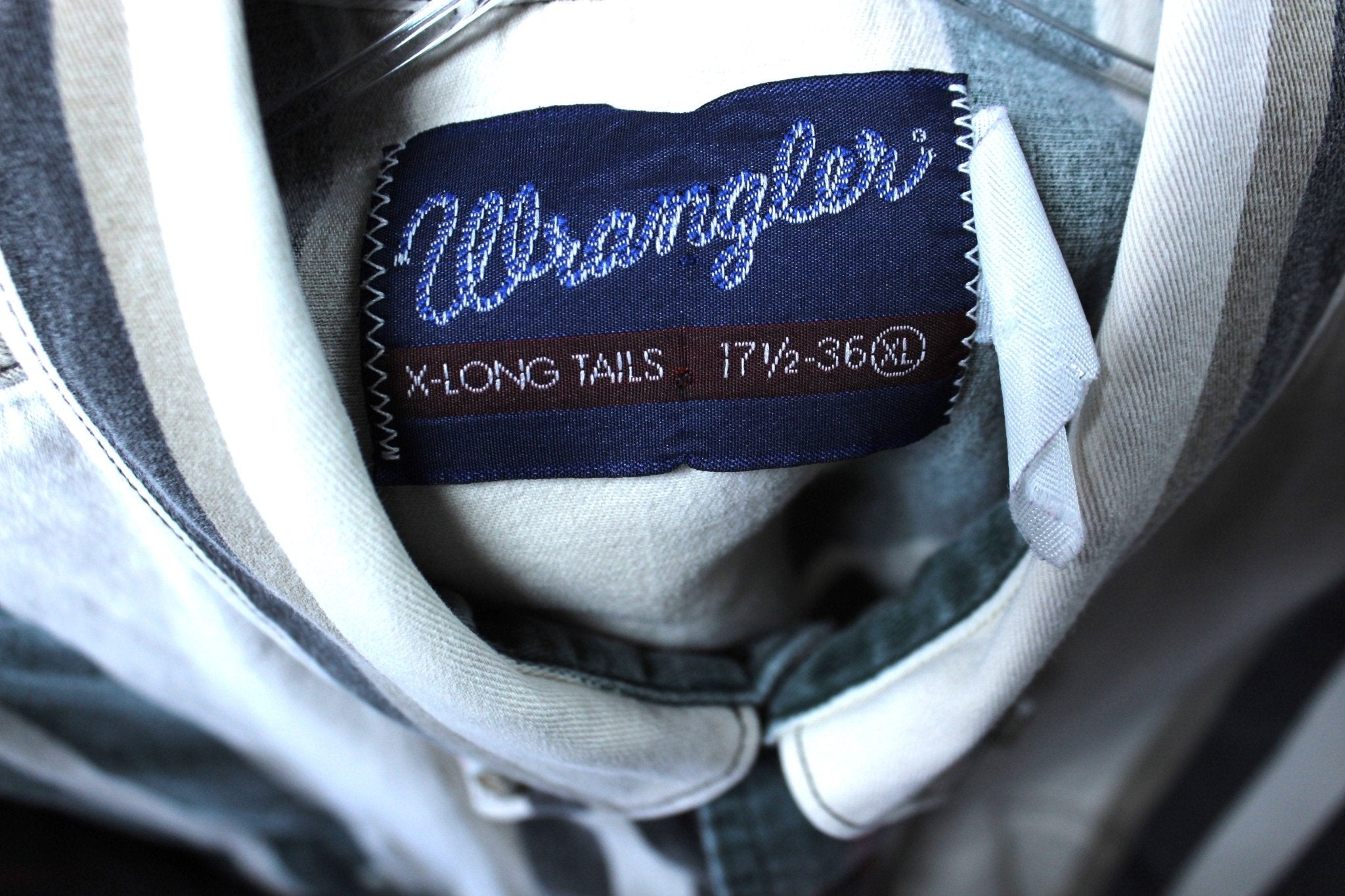Wrangler Long Tails Striped Button Down