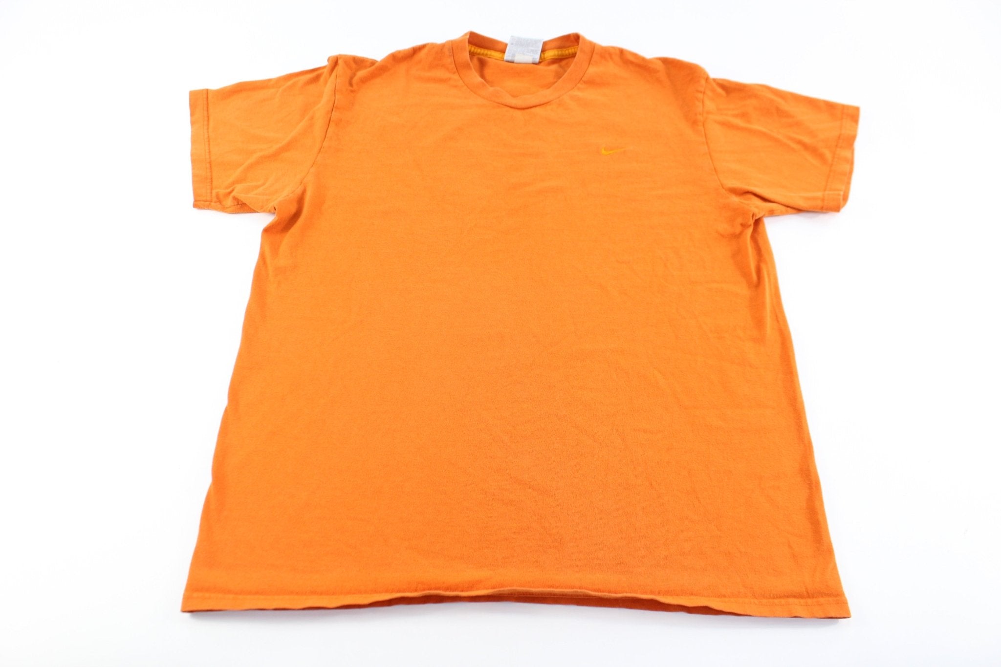 Y2K Nike Embroidered Logo Orange T-Shirt