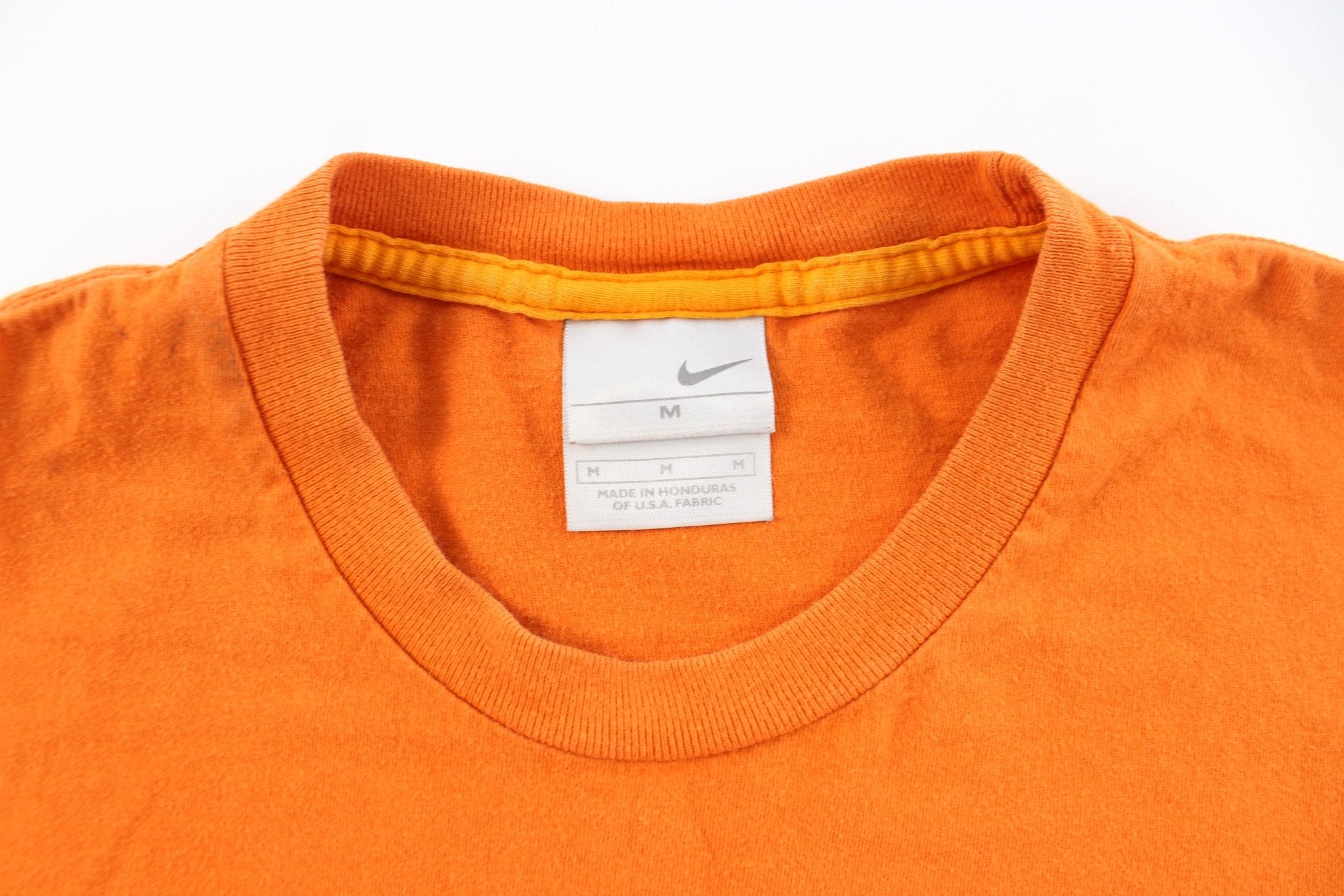 Y2K Nike Embroidered Logo Orange T-Shirt