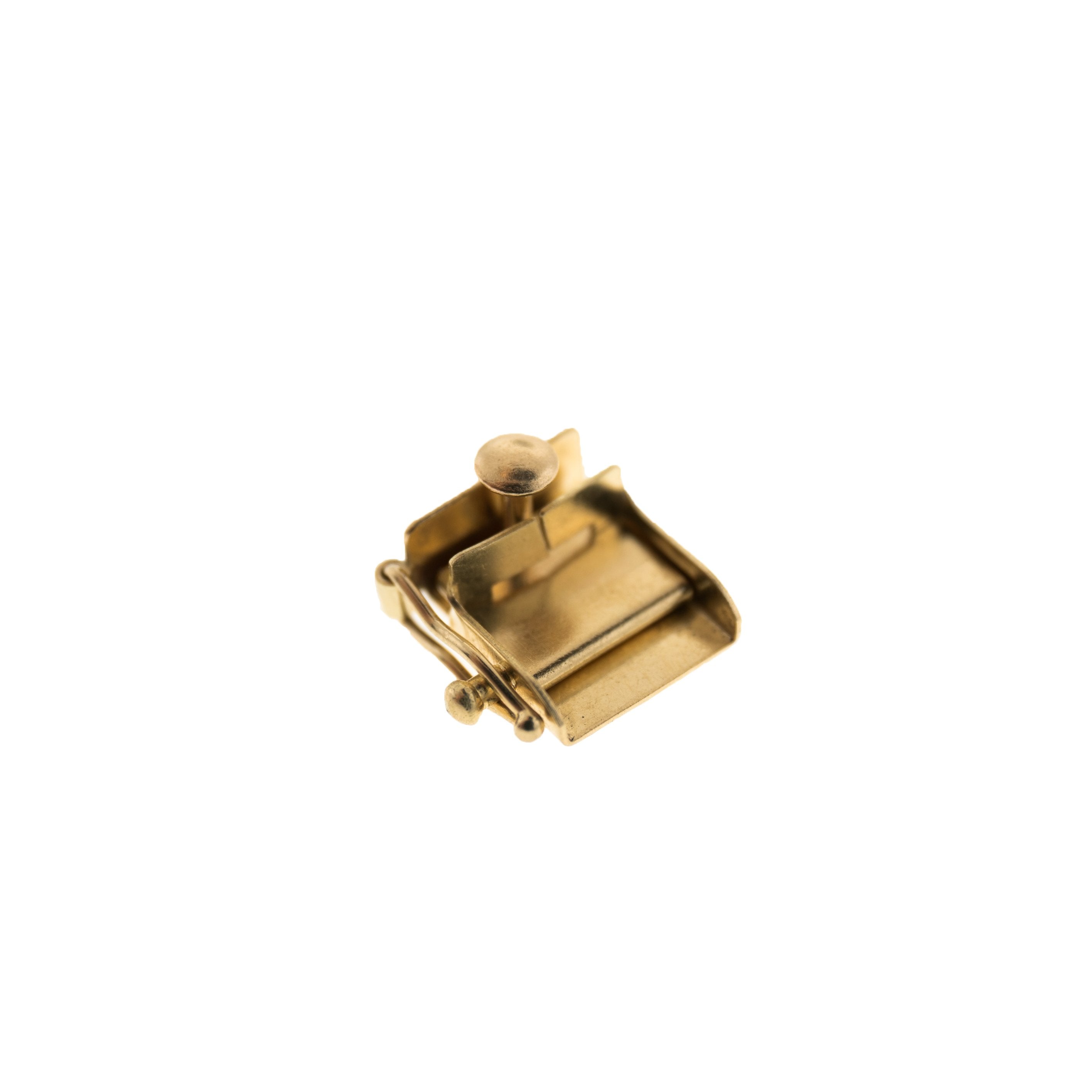 14K Yellow 10MM Open Box Lock