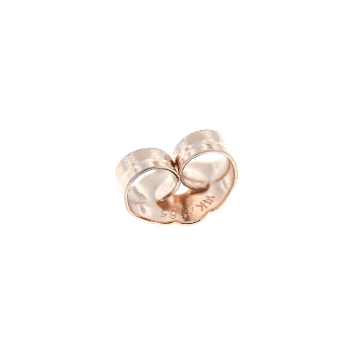 14K Pink 5MM Medium Earring Backs