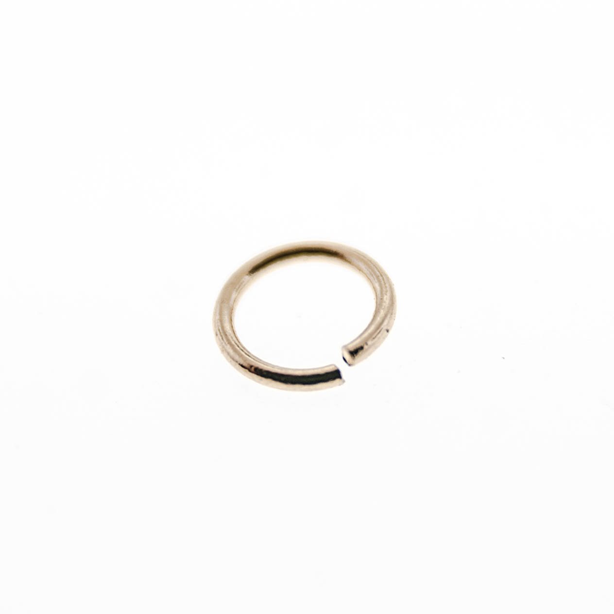 14K Yellow Gold 8.1MM Open Jump Ring