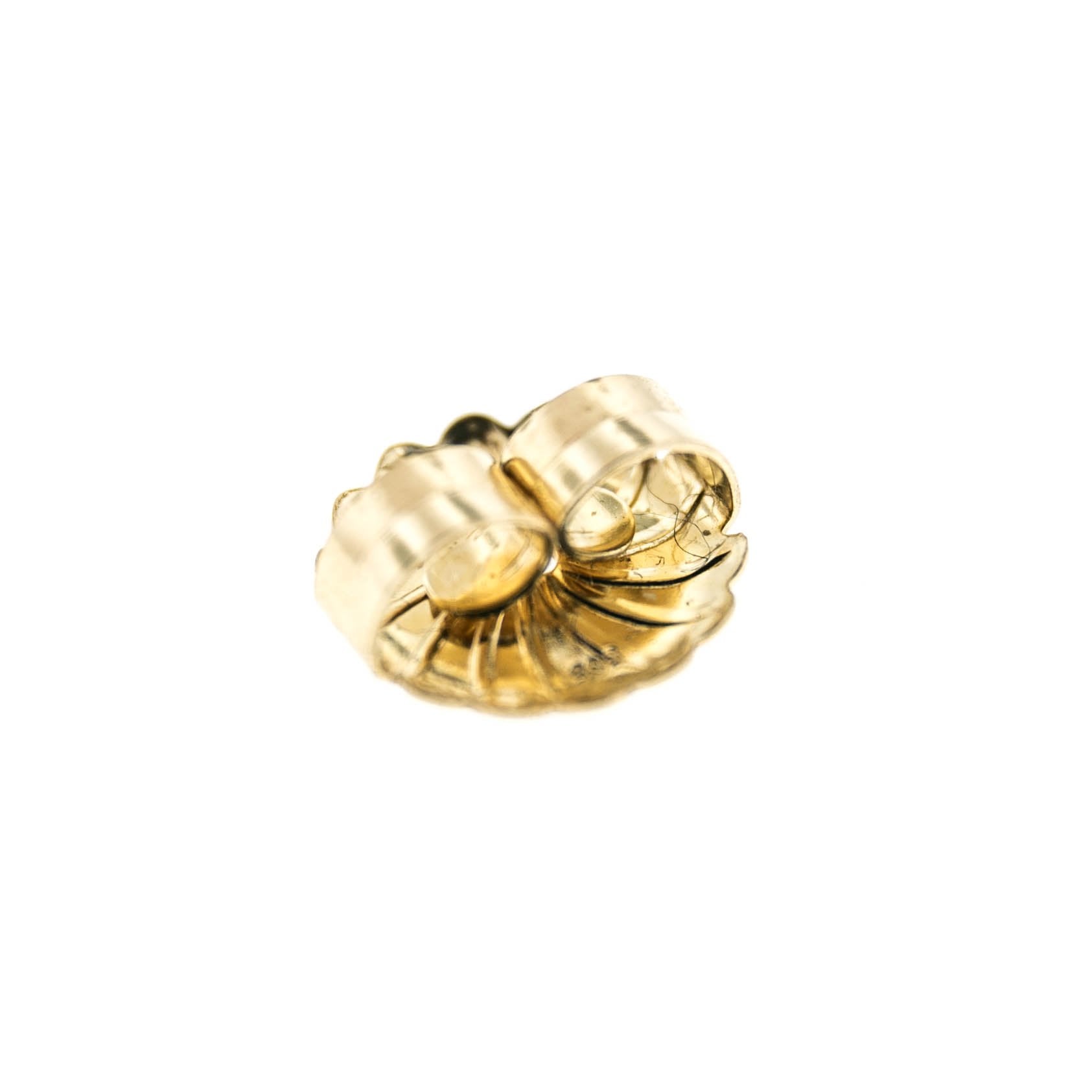 14K Yellow Gold Ear Nuts