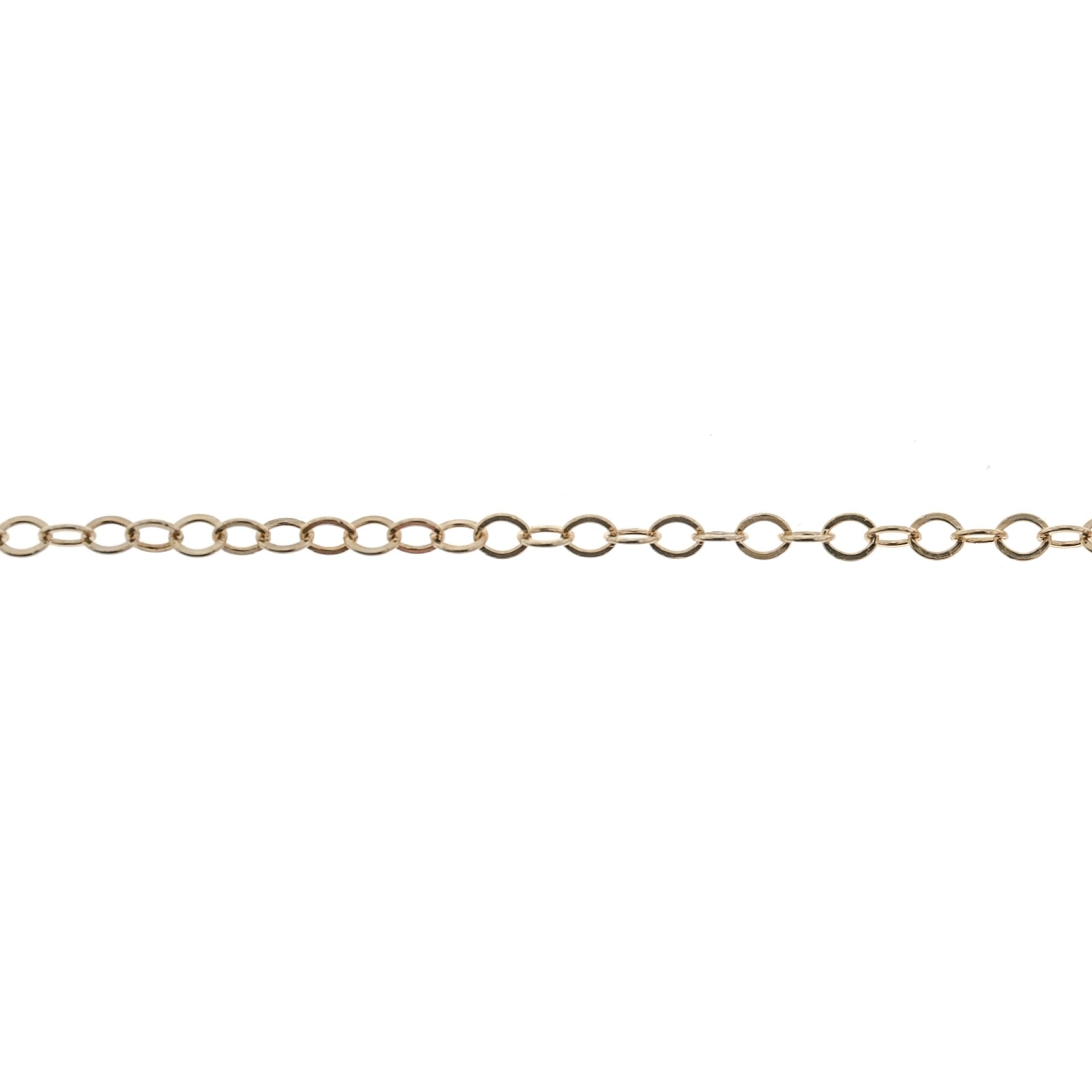 14/20 Yellow Gold-Filled 1.6MM Flat Open Cable Chain
