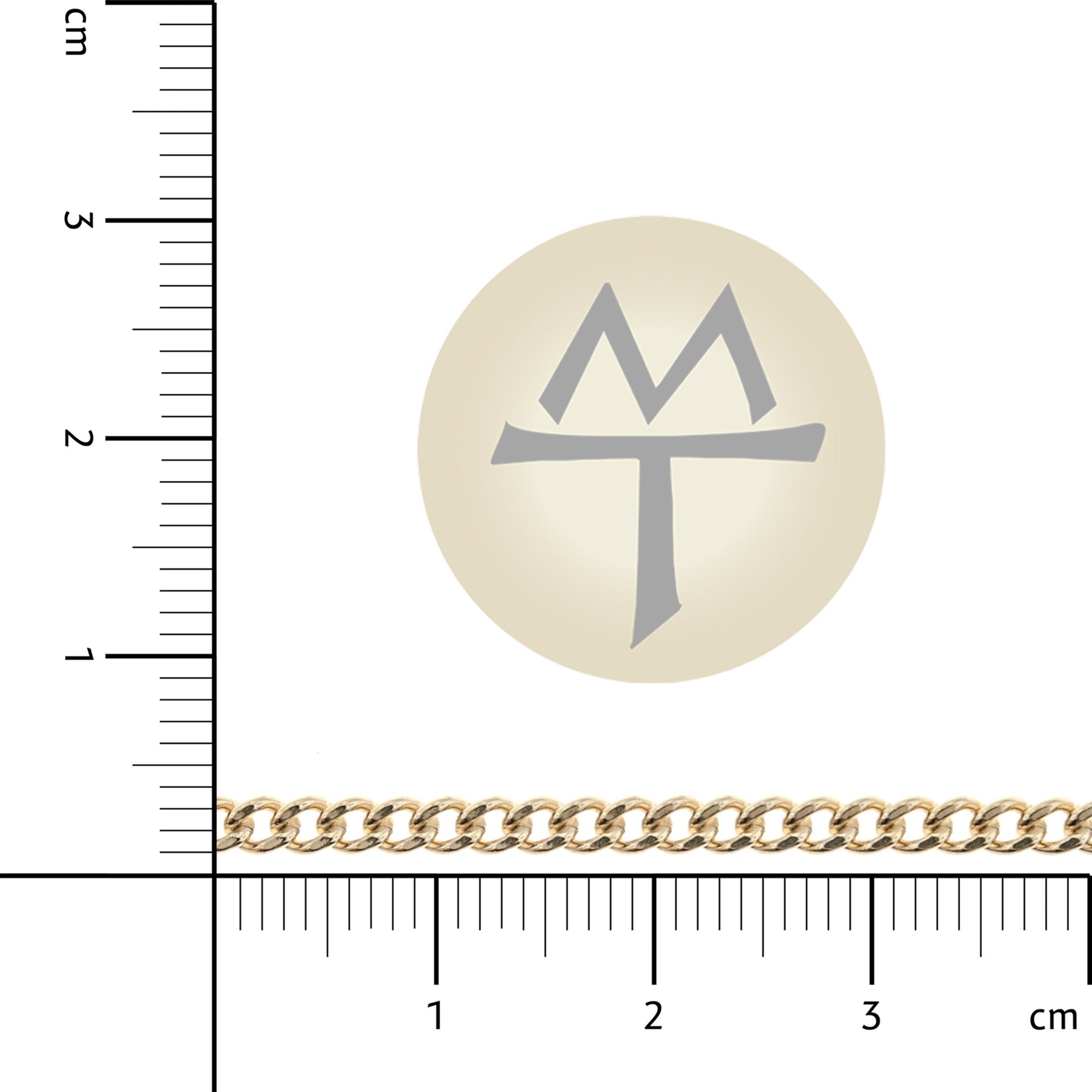 14/20 Yellow Gold-Filled 2.7MM Flat Curb Chain