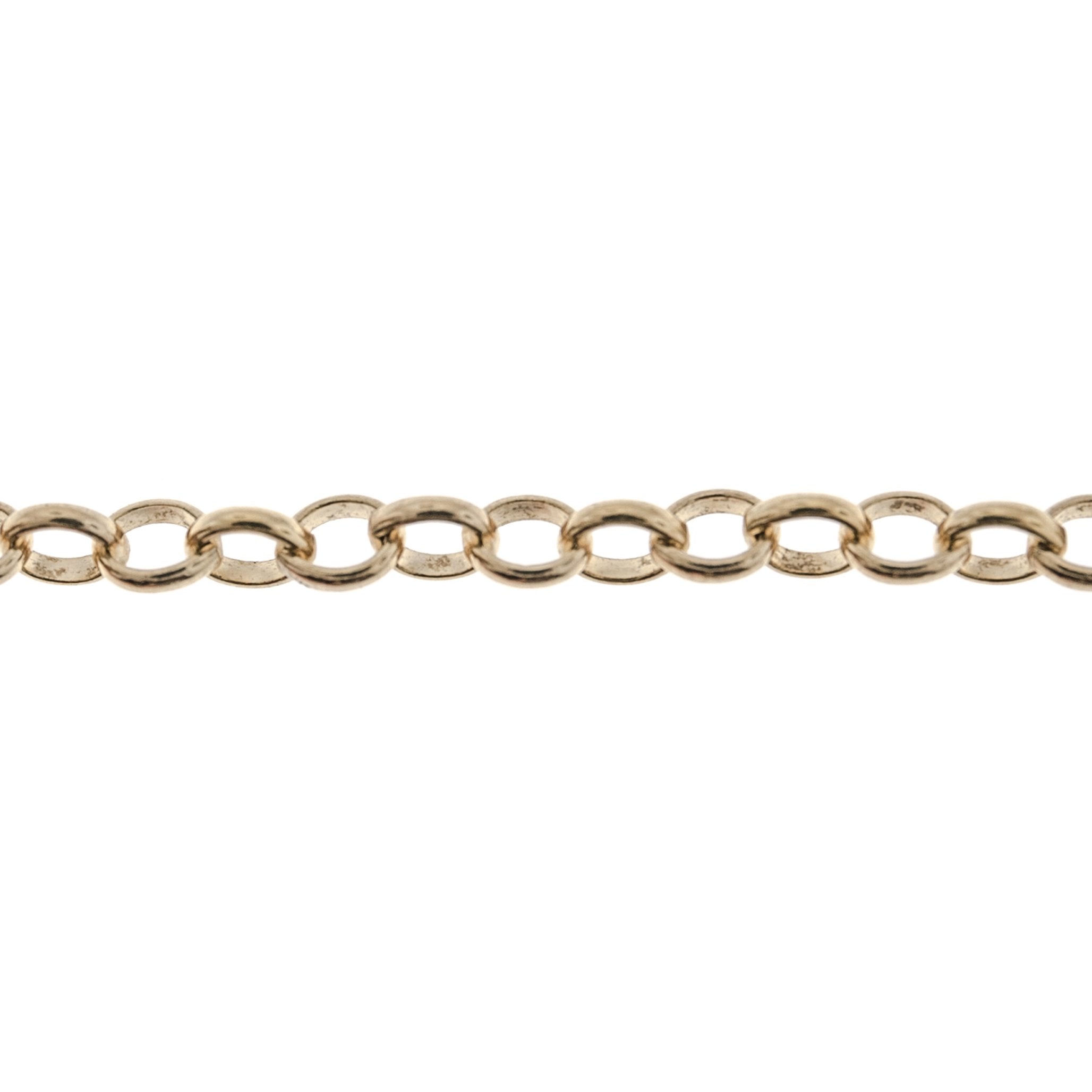 14/20 Yellow Gold-Filled 5MM Light Rolo Chain