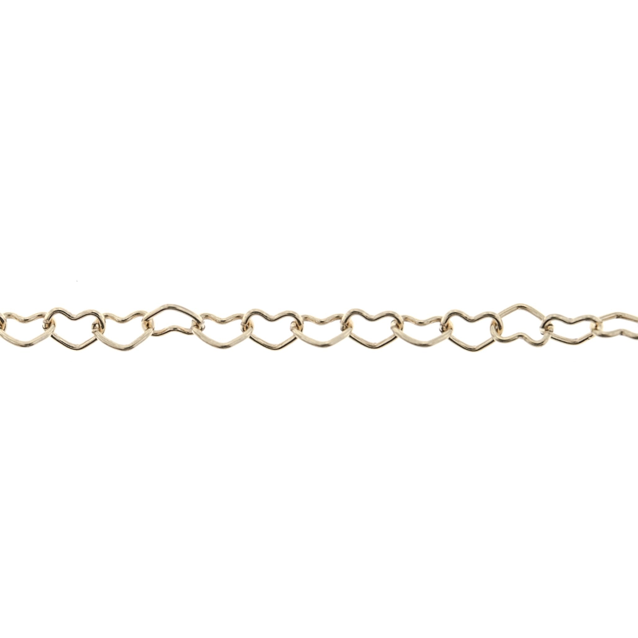 14/20 Yellow Gold-Filled Heart Chain