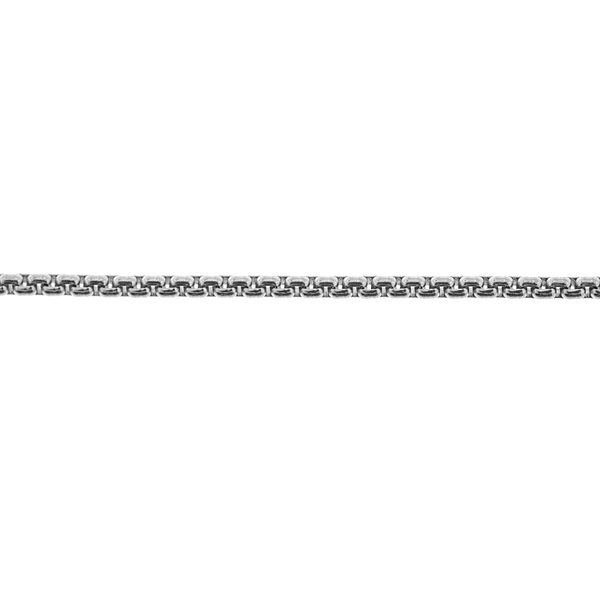Sterling Silver 1.8MM Round Box Chain