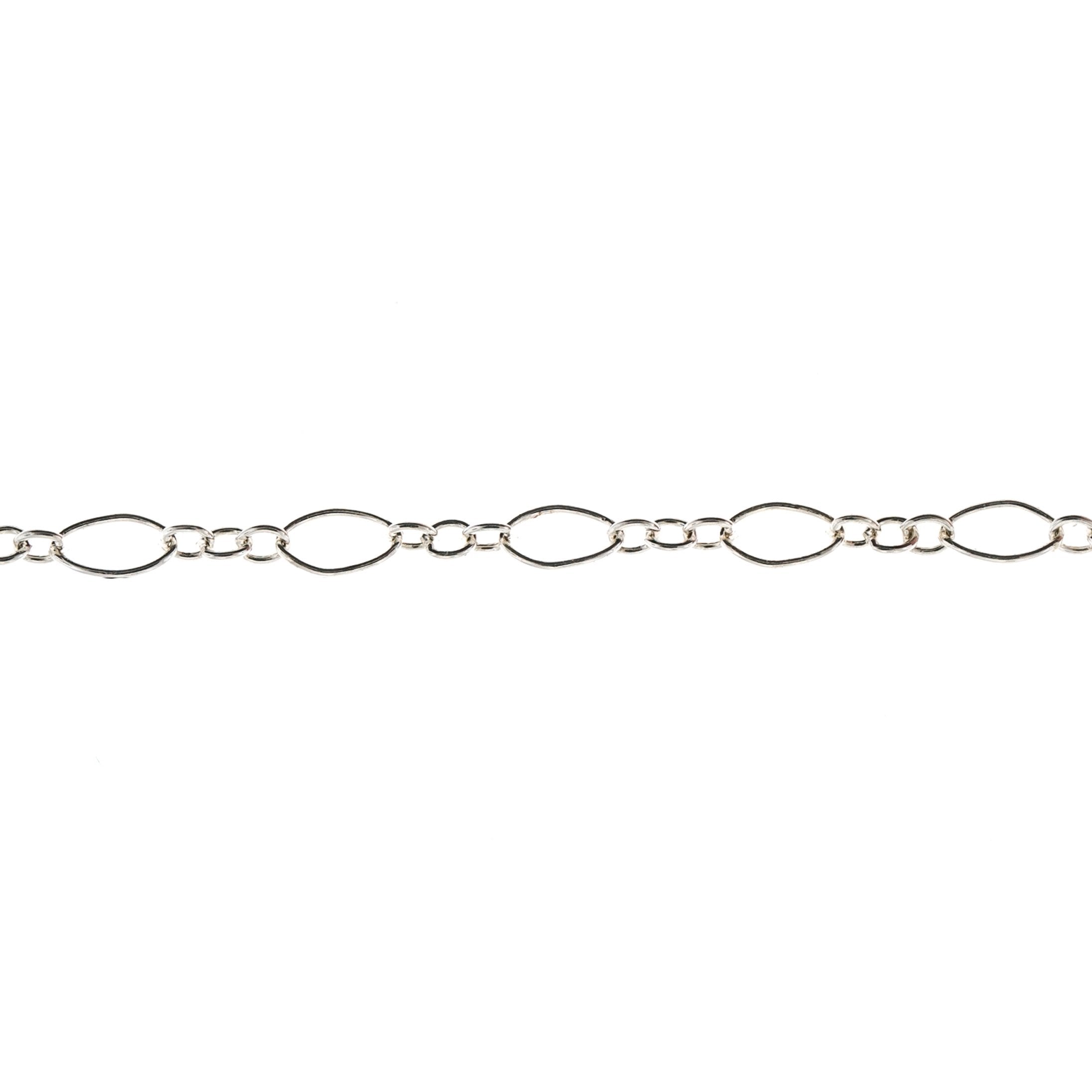 Sterling Silver 2.3MM 3&1 Cable Chain