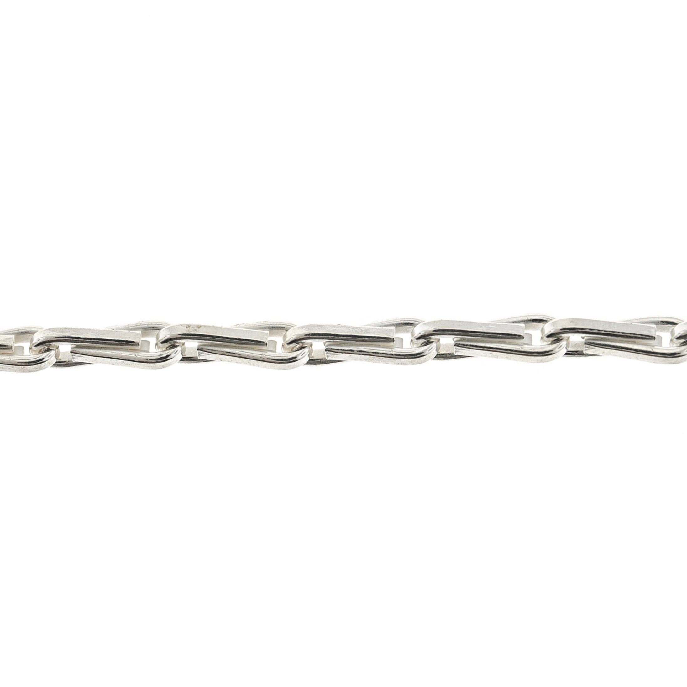 Sterling Silver 3.1MM Barley Corn Chain