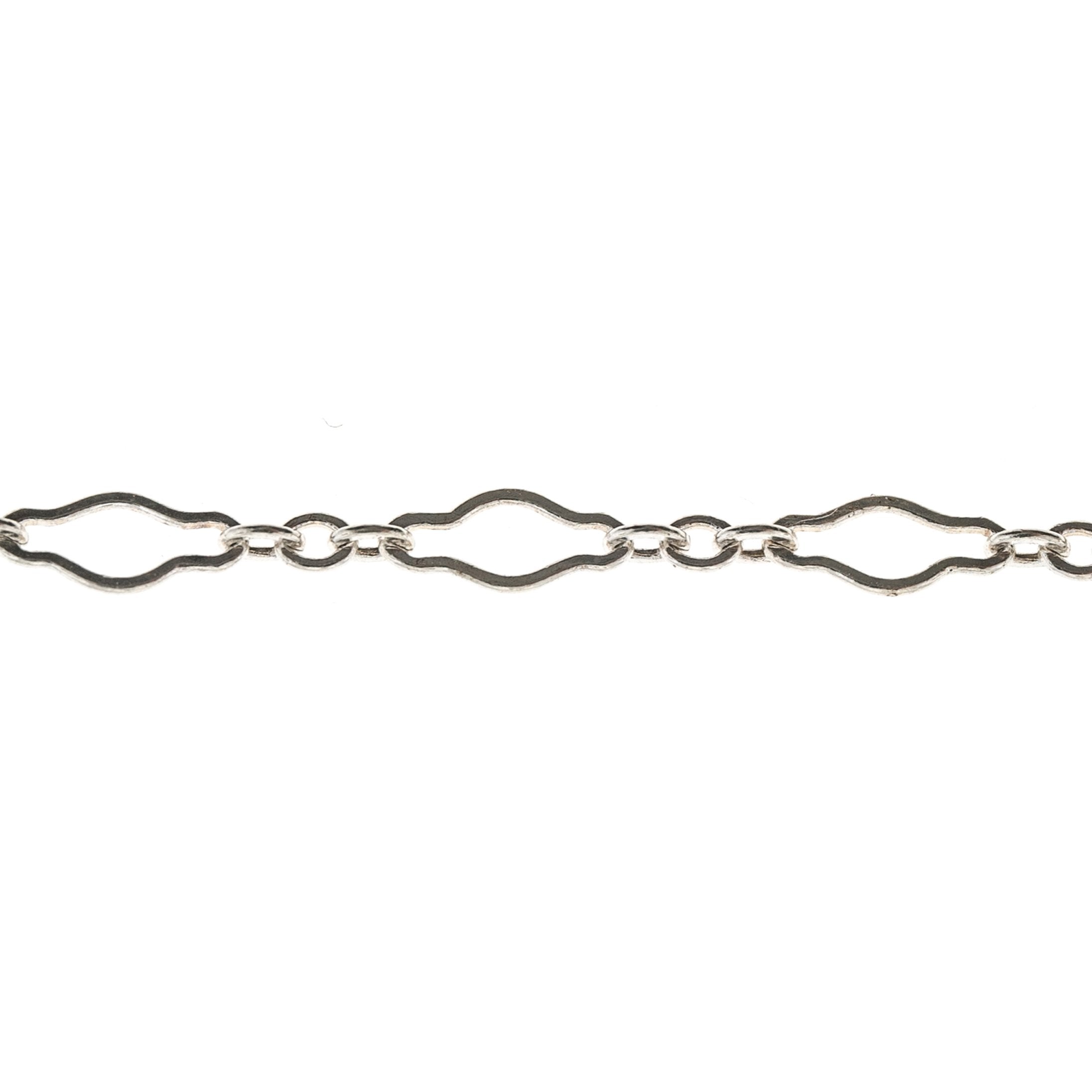 Sterling Silver 4.5MM Long & Short Chain
