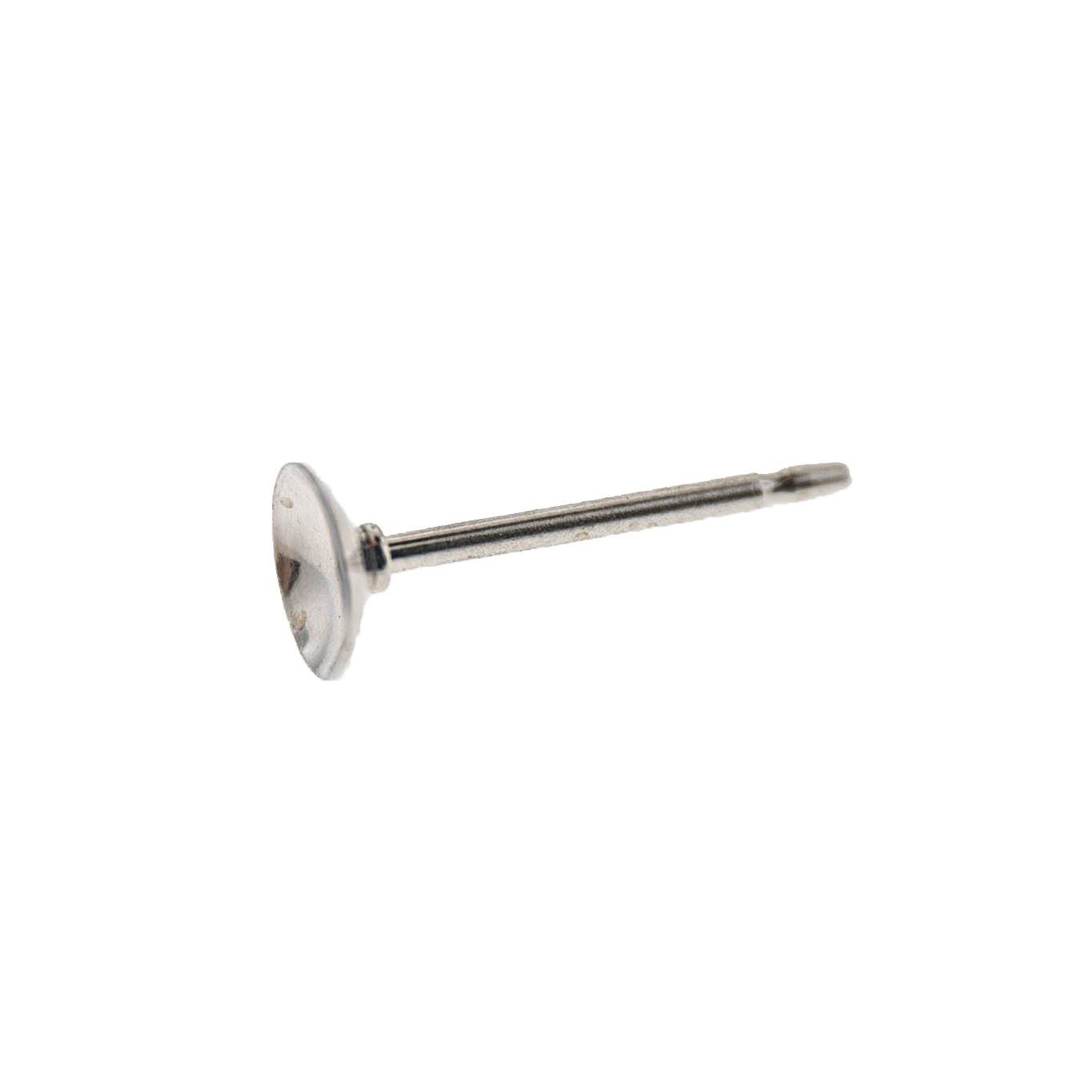 Sterling Silver 4MM Cup Post
