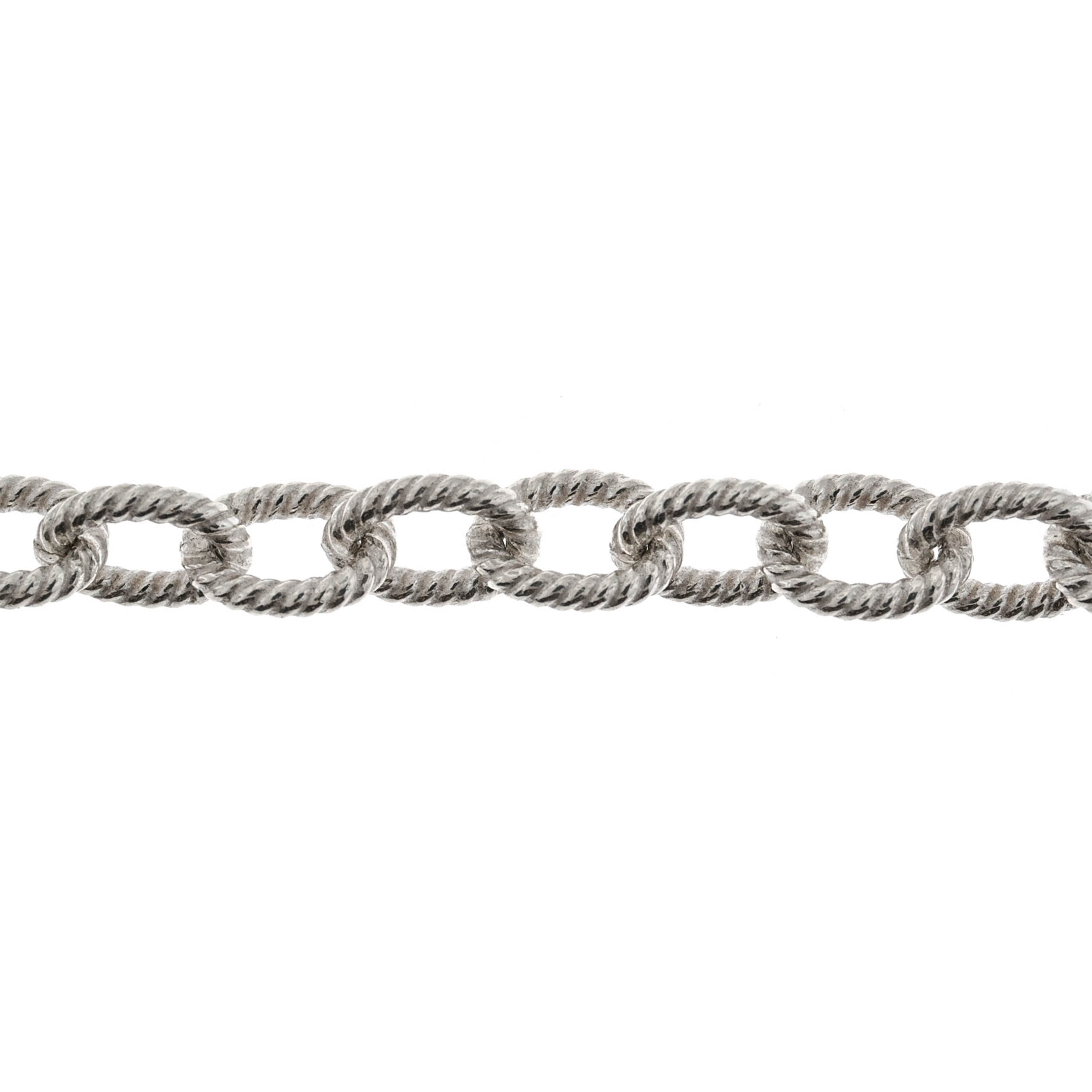 Sterling Silver 6MM Twisted Cable Chain