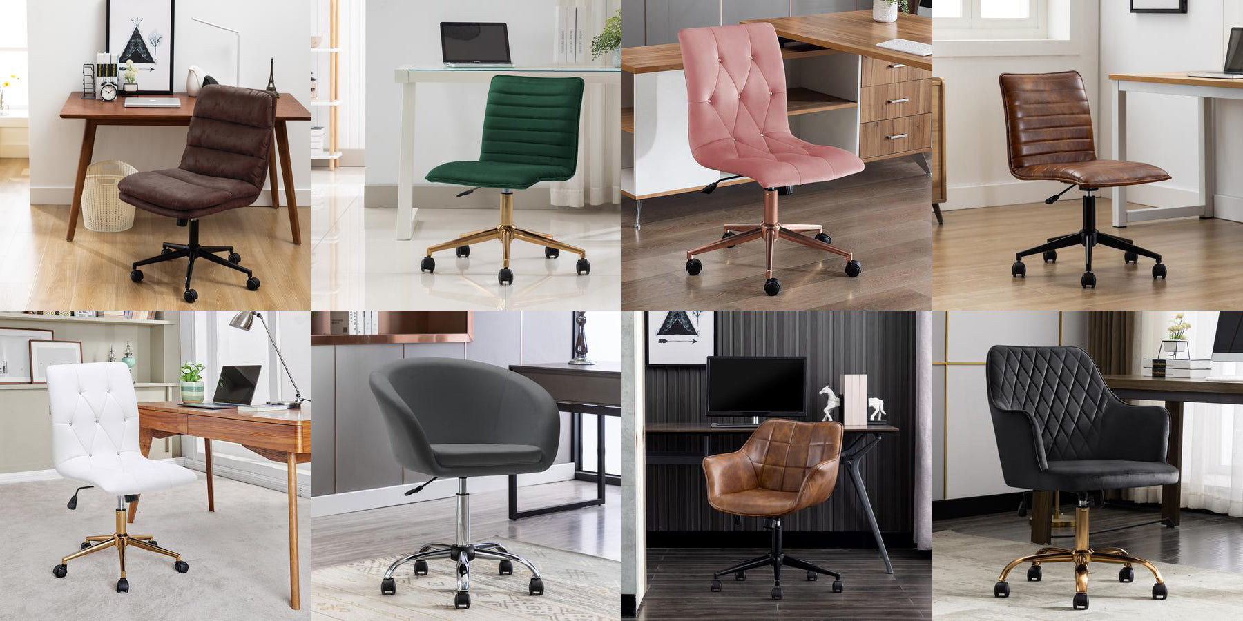 duhome swivel office chairs