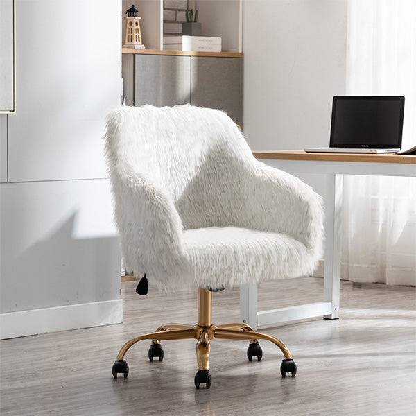 duhome comfy fluffy desk chair