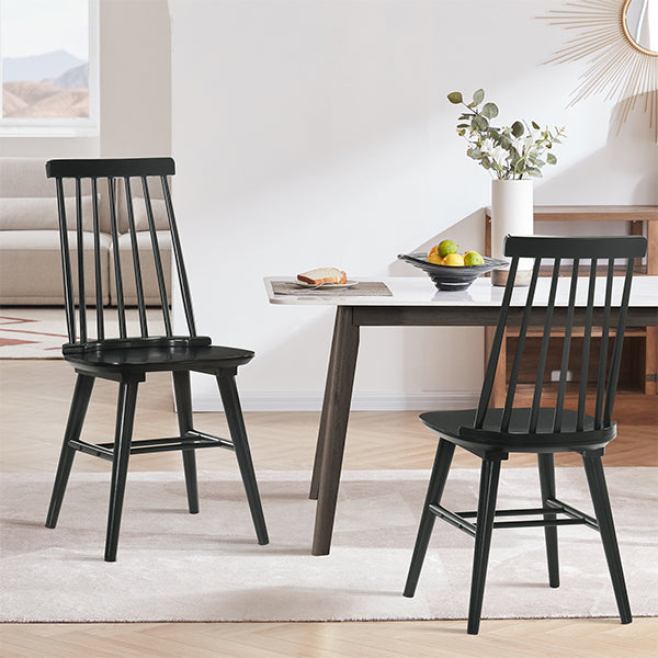 duhome spindle-back dining chairs