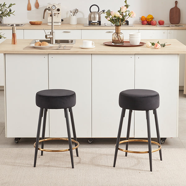 velvet counter stools