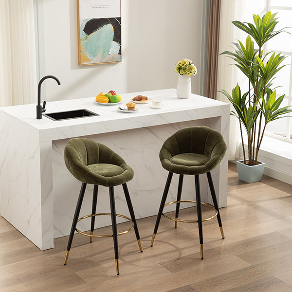 flower shaped bar stools set of 2
