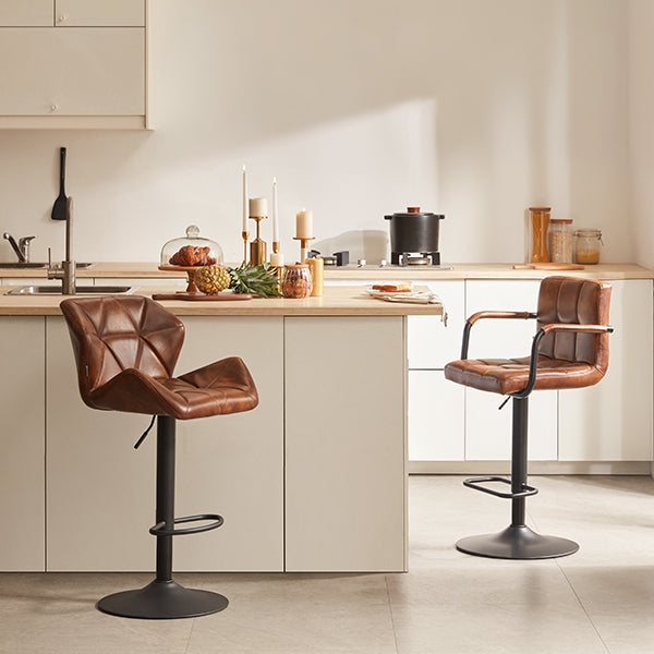 duhome upholstered bar stools