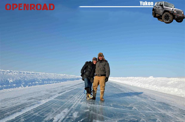 Explorer on the Arctic ice—Yukon-openroad-winch