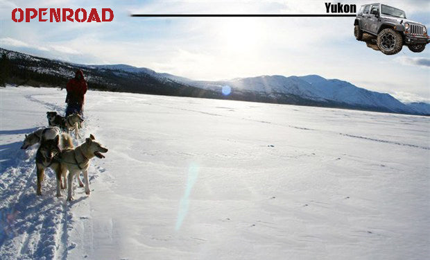 Explorer on the Arctic ice—Yukon-openroad-winch