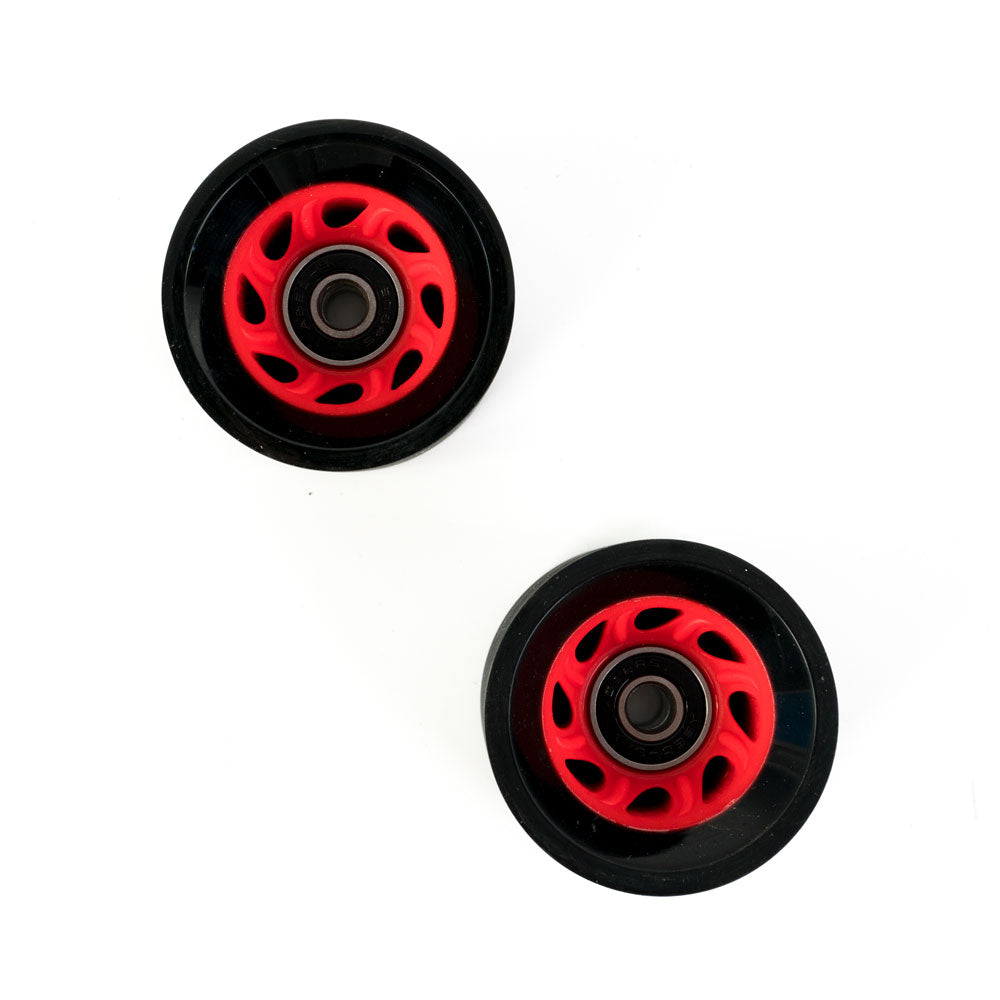 red roller skates wheels